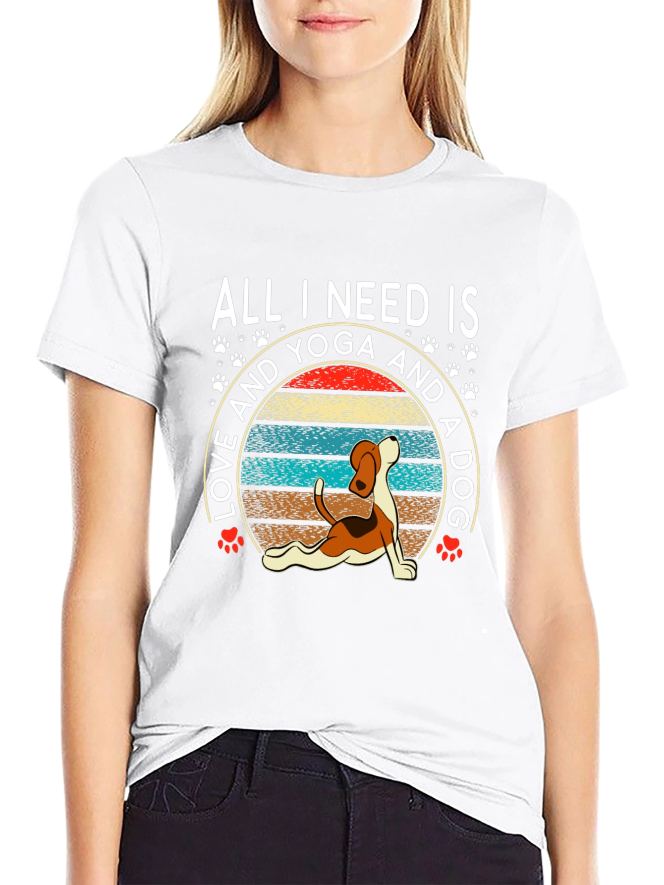 Yoga & Dog Lover T-Shirt: All I Need Is...