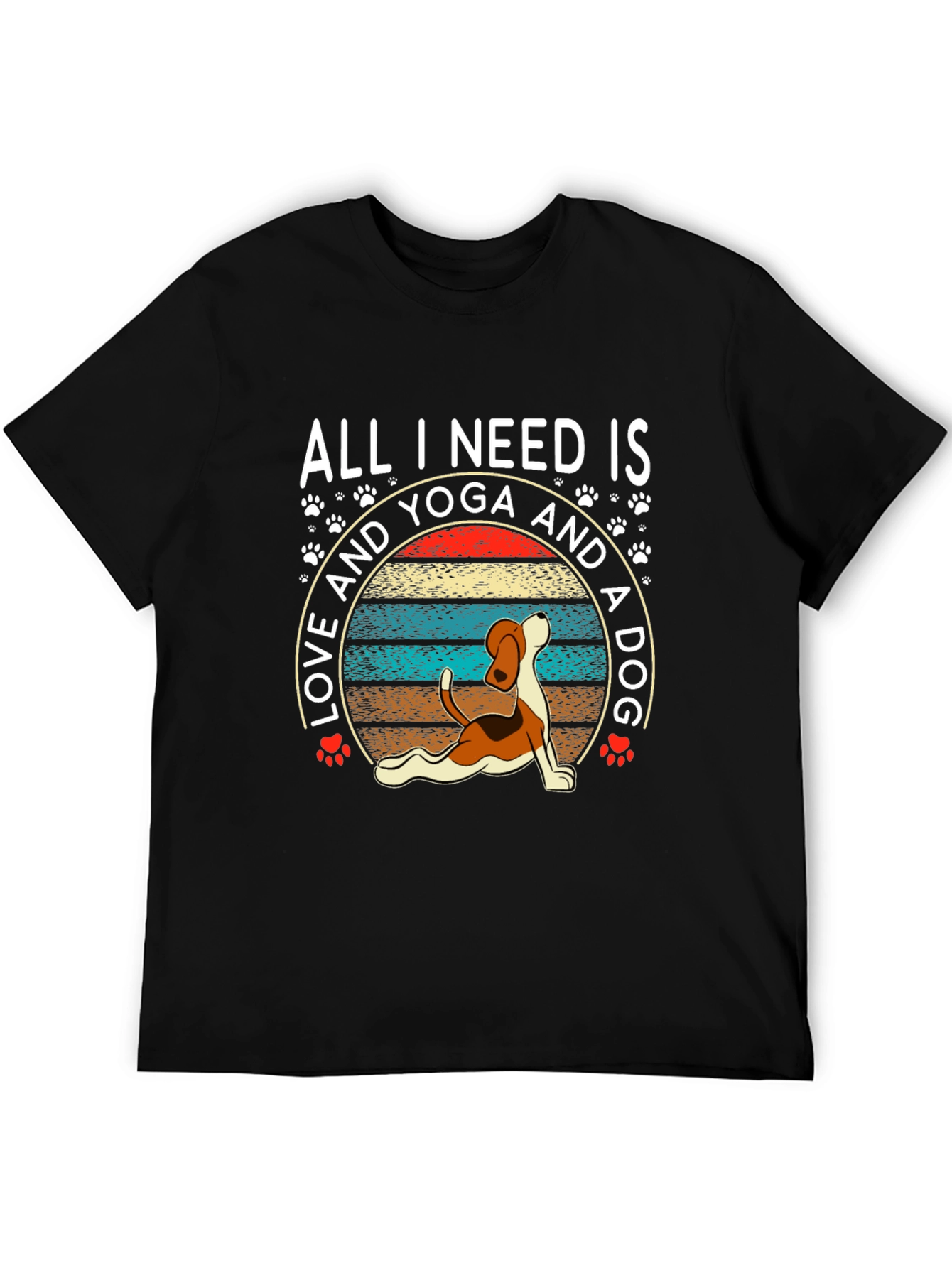 Yoga & Dog Lover T-Shirt: All I Need Is...
