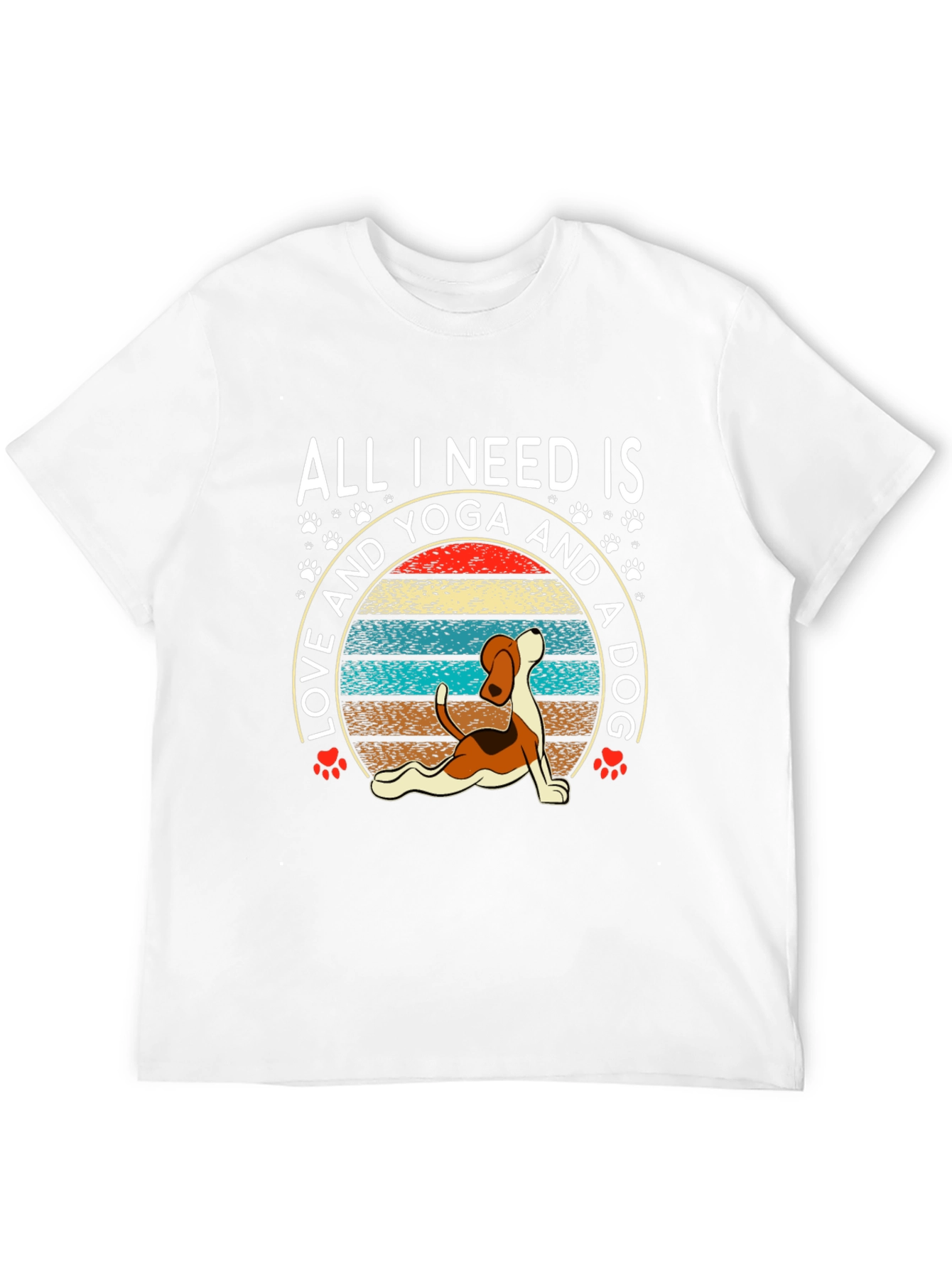 Yoga & Dog Lover T-Shirt: All I Need Is...
