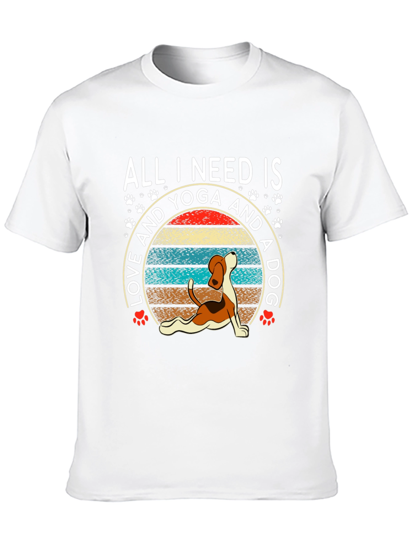 Yoga & Dog Lover T-Shirt: All I Need Is...
