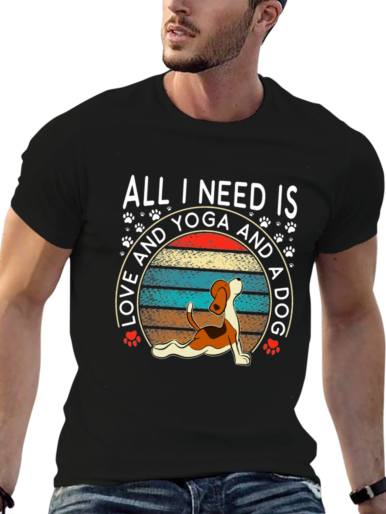 Yoga & Dog Lover T-Shirt: All I Need Is...