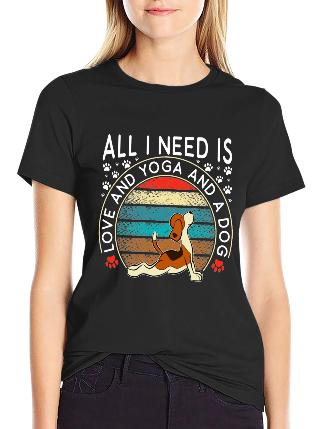 Yoga & Dog Lover T-Shirt: All I Need Is...