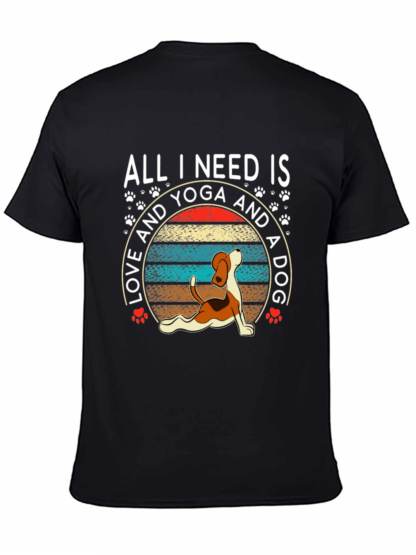 Yoga & Dog Lover T-Shirt: All I Need Is...