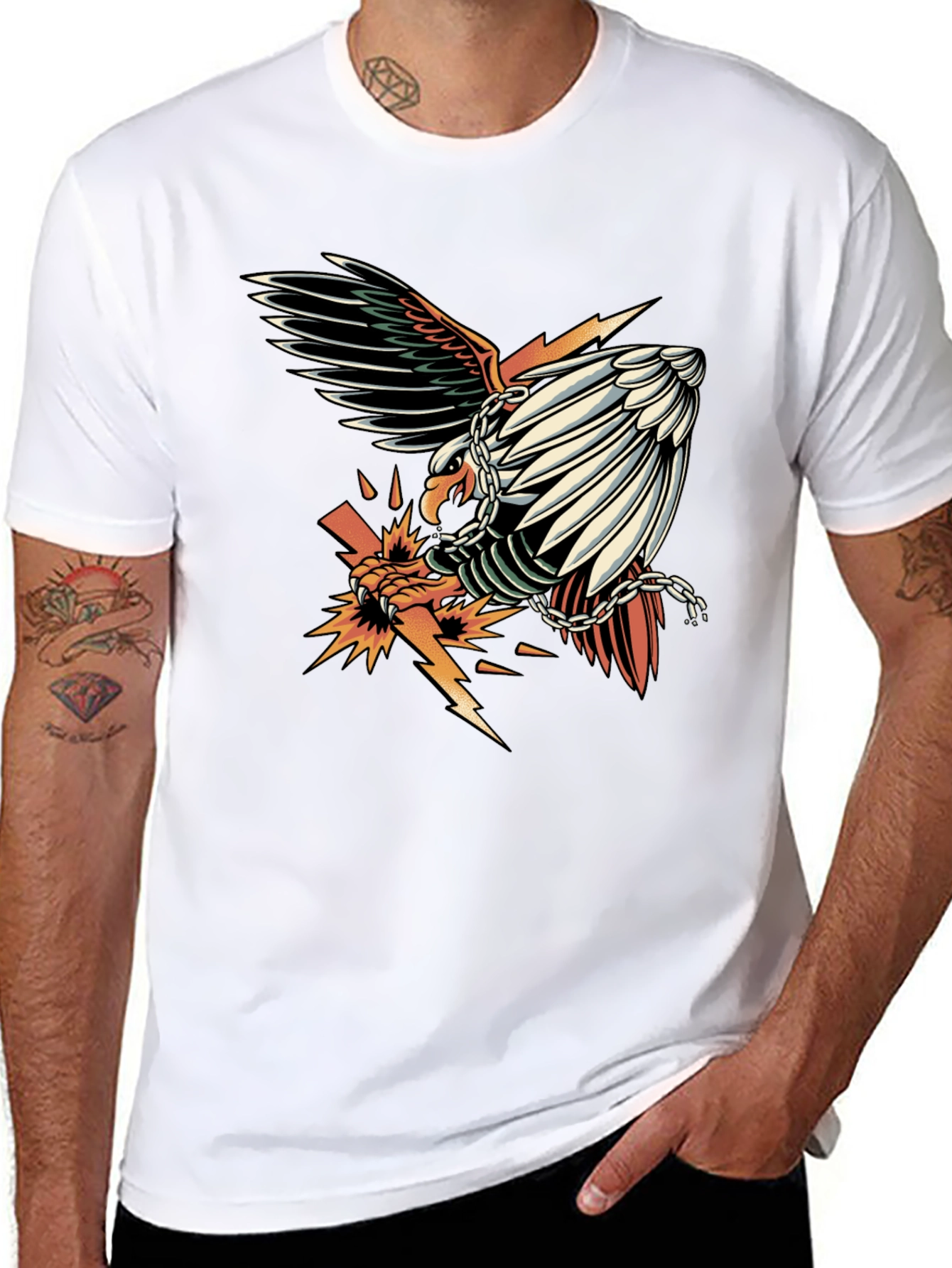 Eagle Chains Graphic Tee