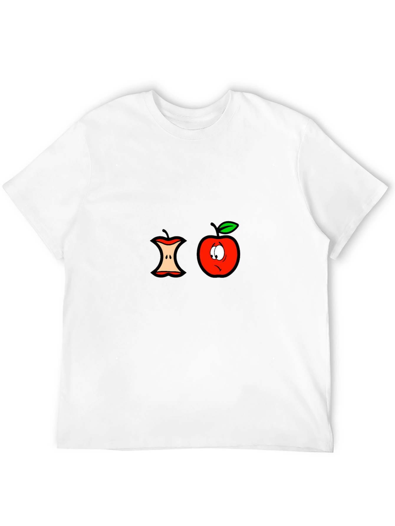 Funny Apple Core Graphic Tee
