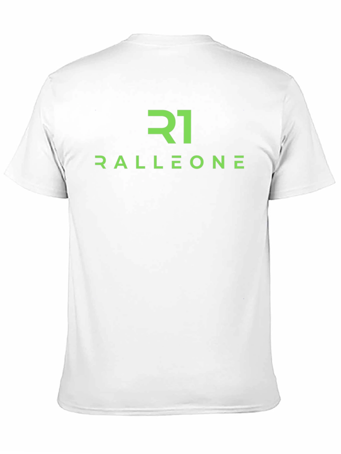Ralleone Green Logo Black T-Shirt