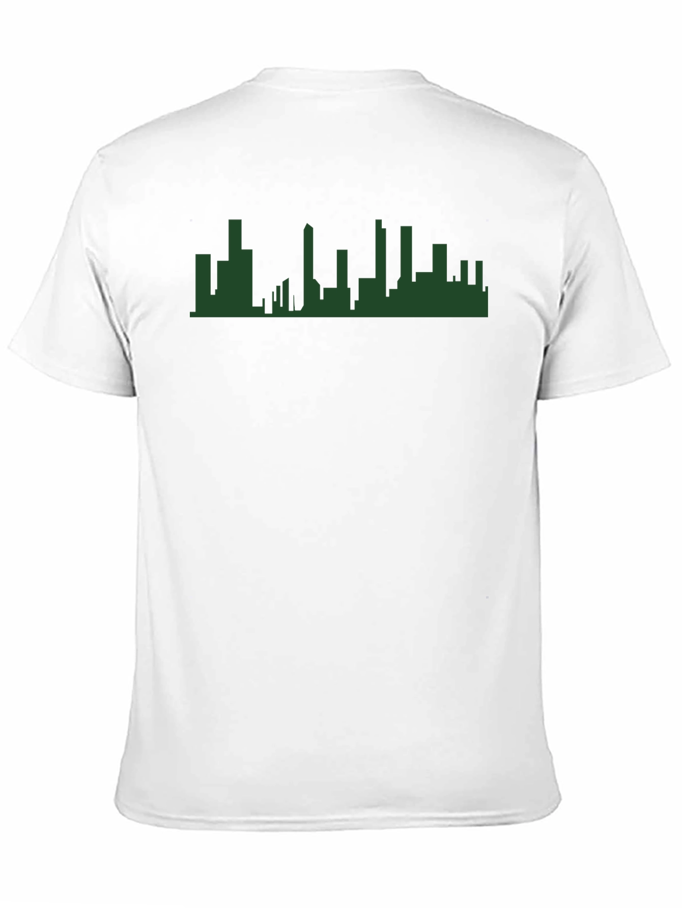 Cityscape Silhouette Graphic Tee - Modern Urban Style