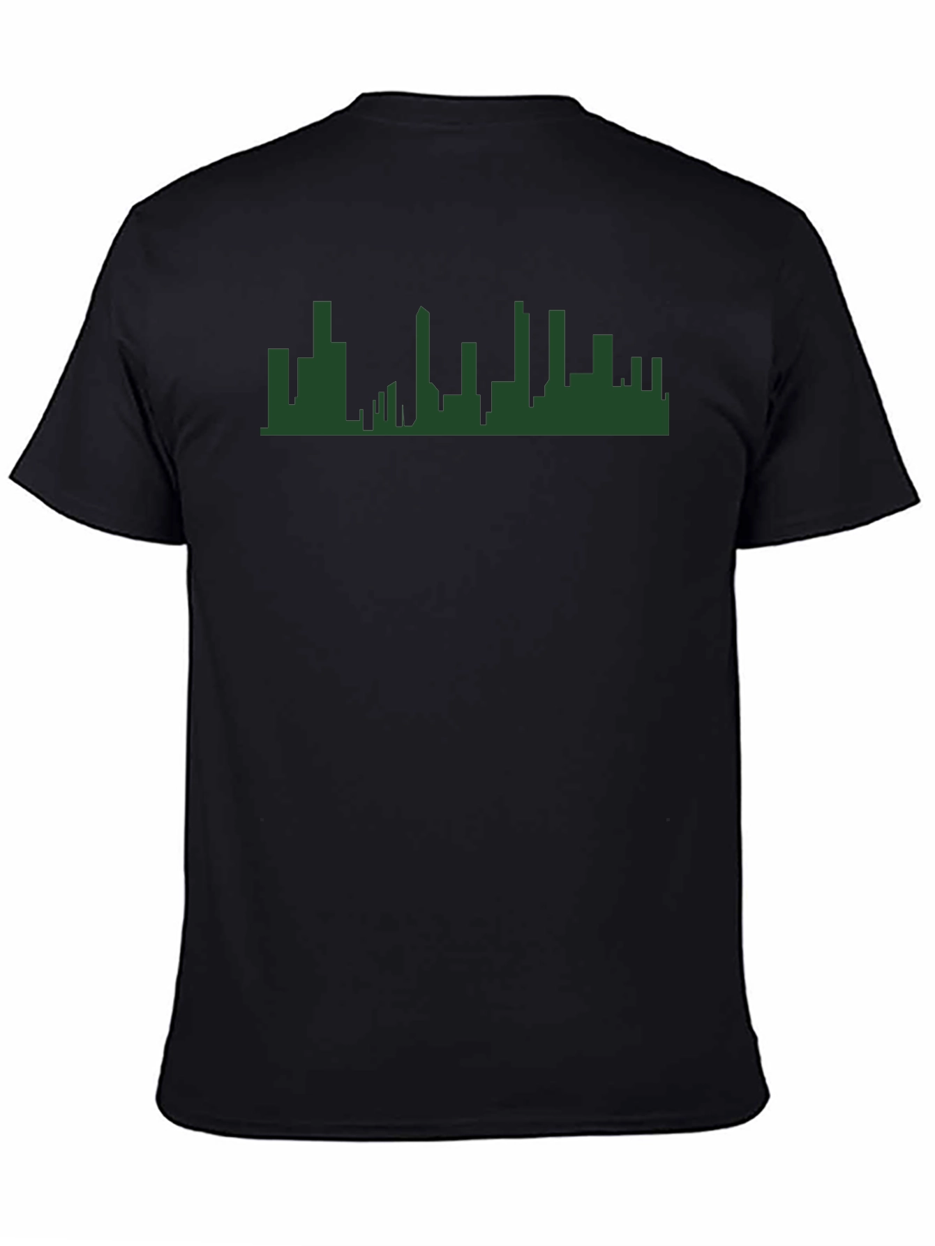 Cityscape Silhouette Graphic Tee - Modern Urban Style