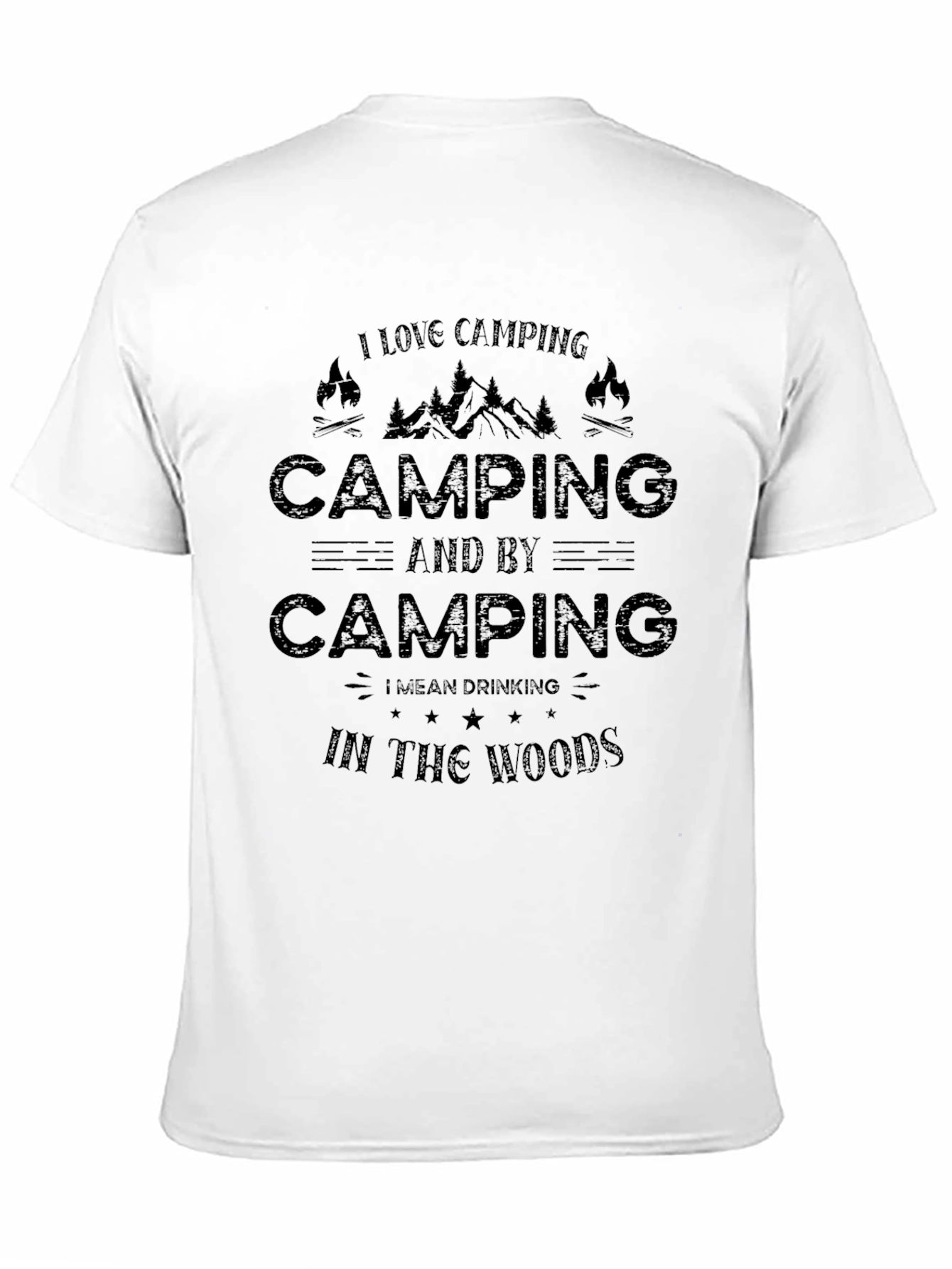 Camping & Drinking in the Woods Graphic Tee