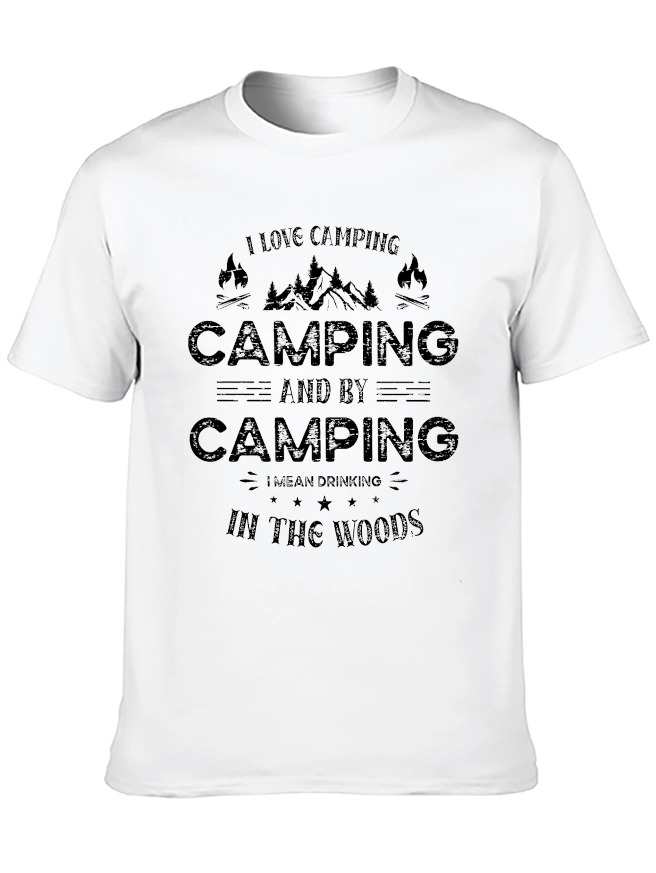 Camping & Drinking in the Woods Graphic Tee
