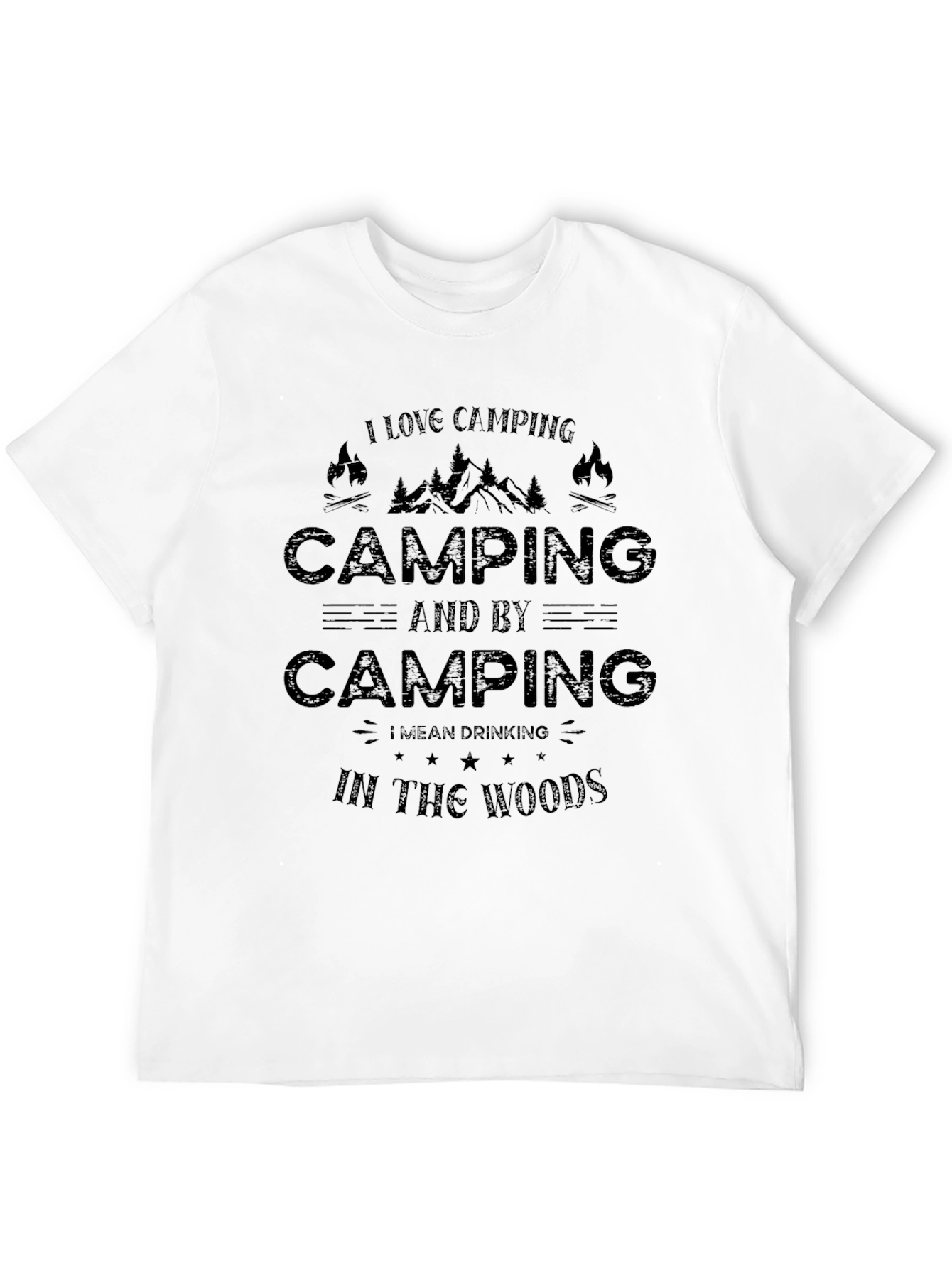Camping & Drinking in the Woods Graphic Tee