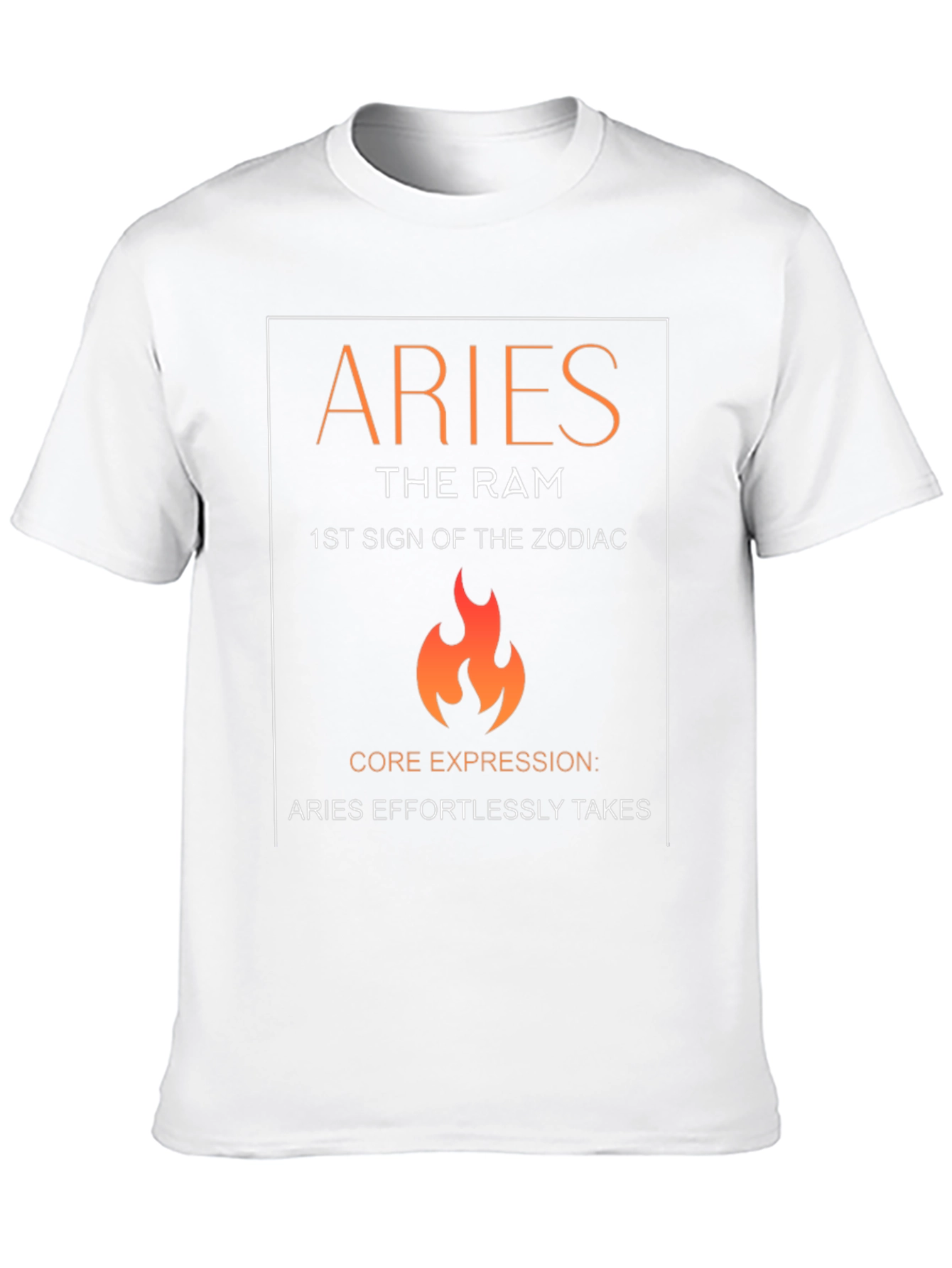 Aries Zodiac Sign Graphic T-Shirt - The Ram