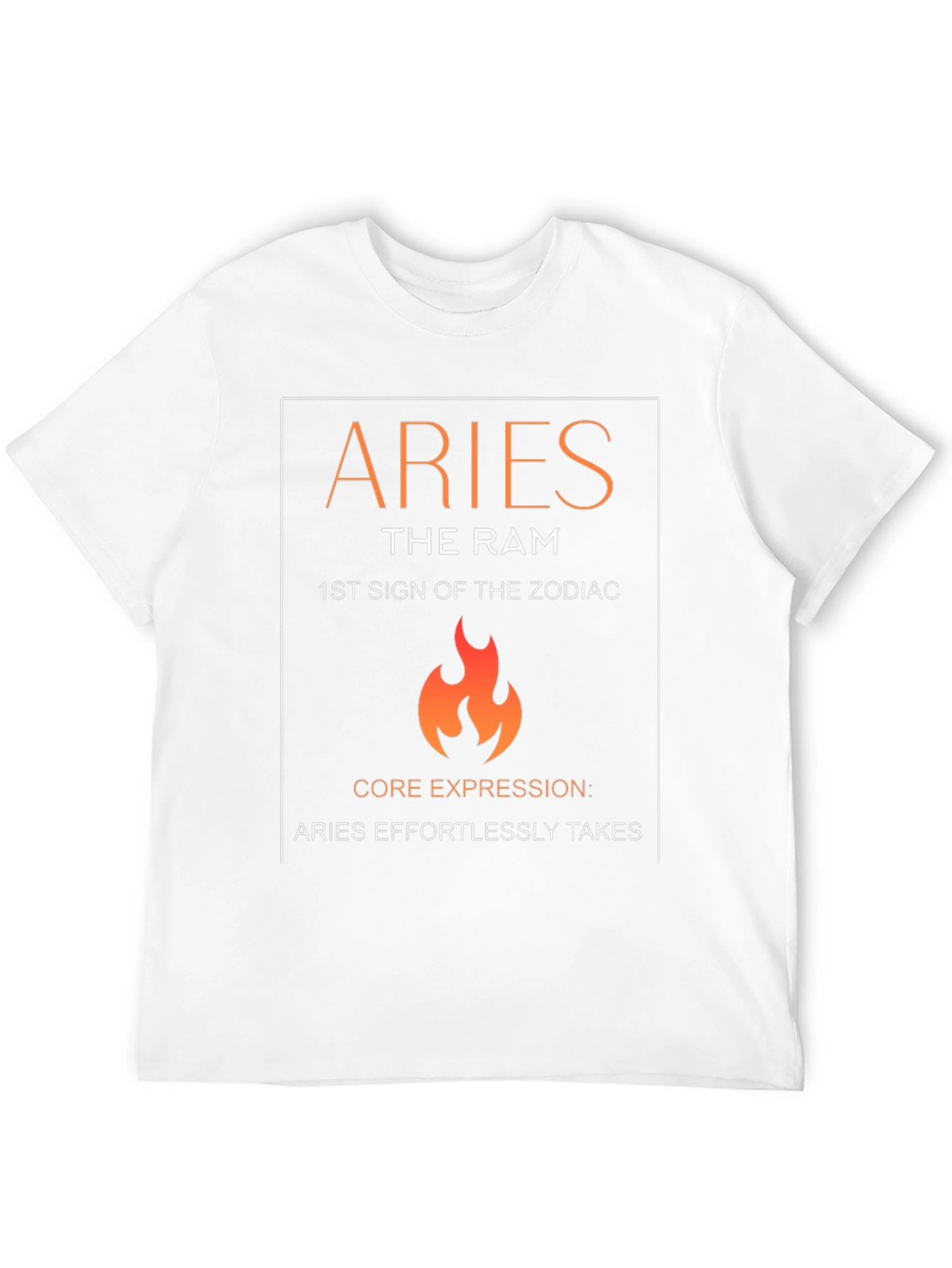 Aries Zodiac Sign Graphic T-Shirt - The Ram