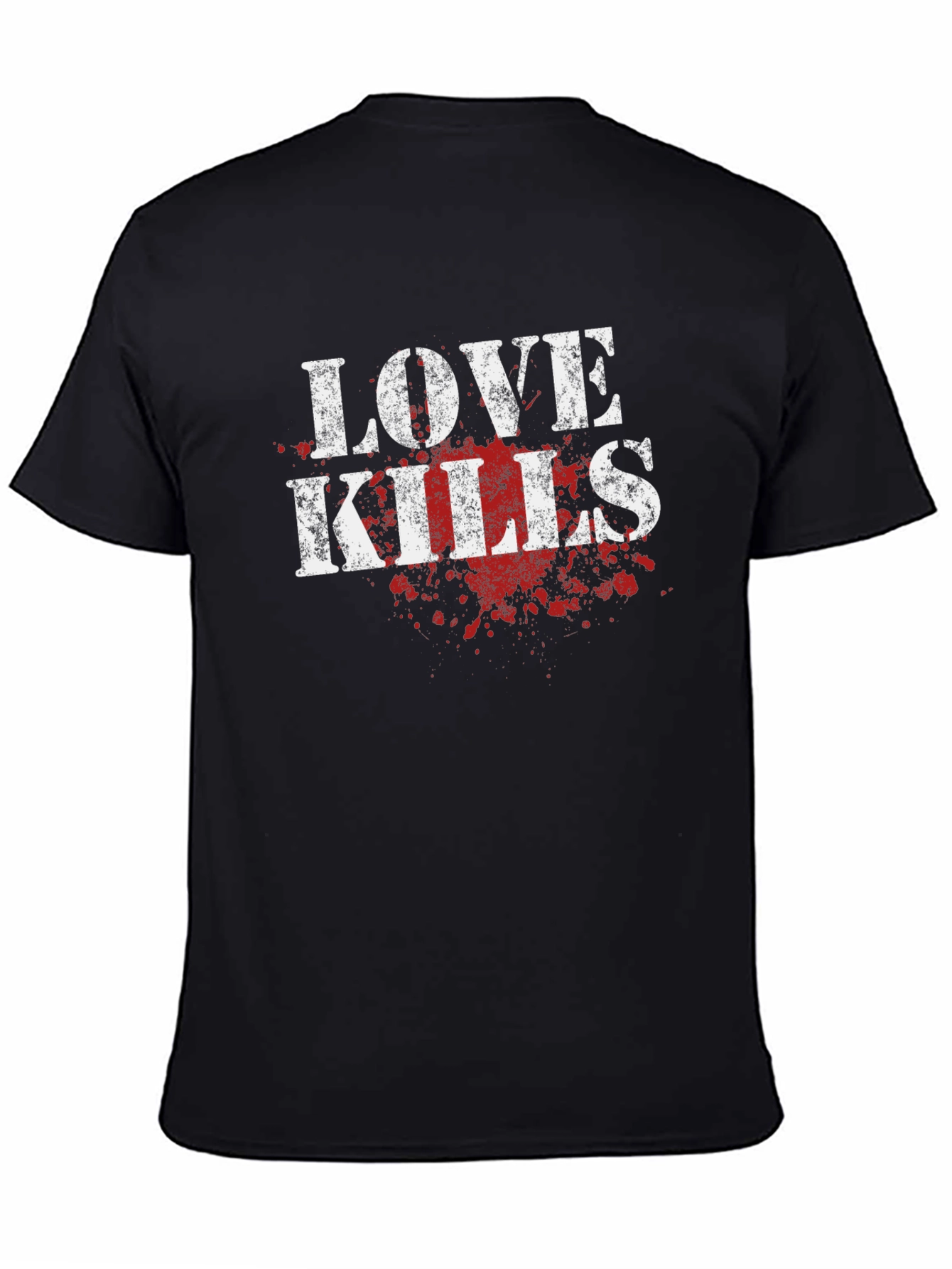 Love Kills Graphic T-Shirt - Black Cotton Tee