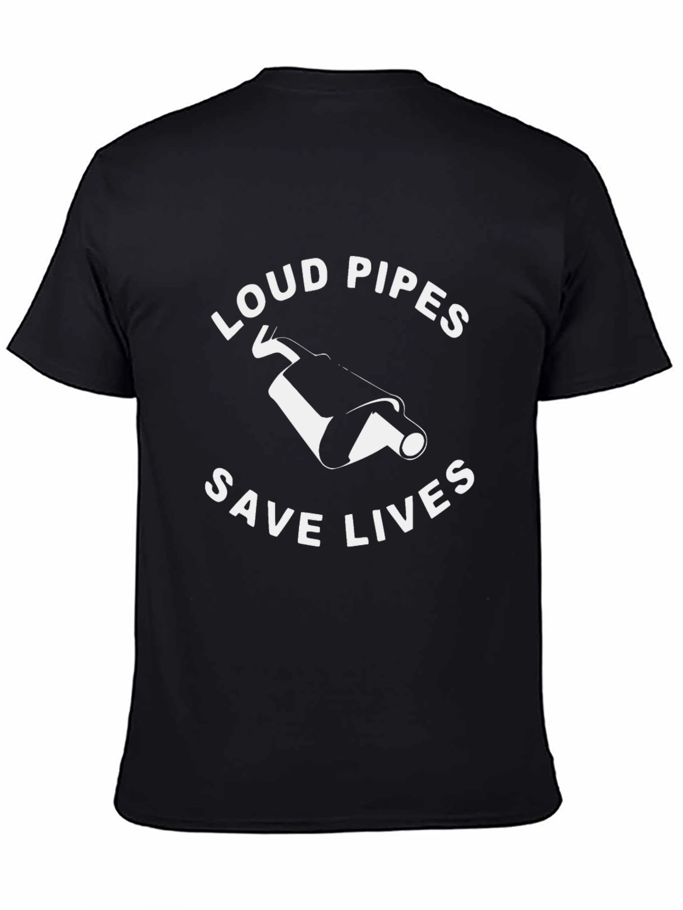 Loud Pipes Save Lives T-Shirt - Biker Tee