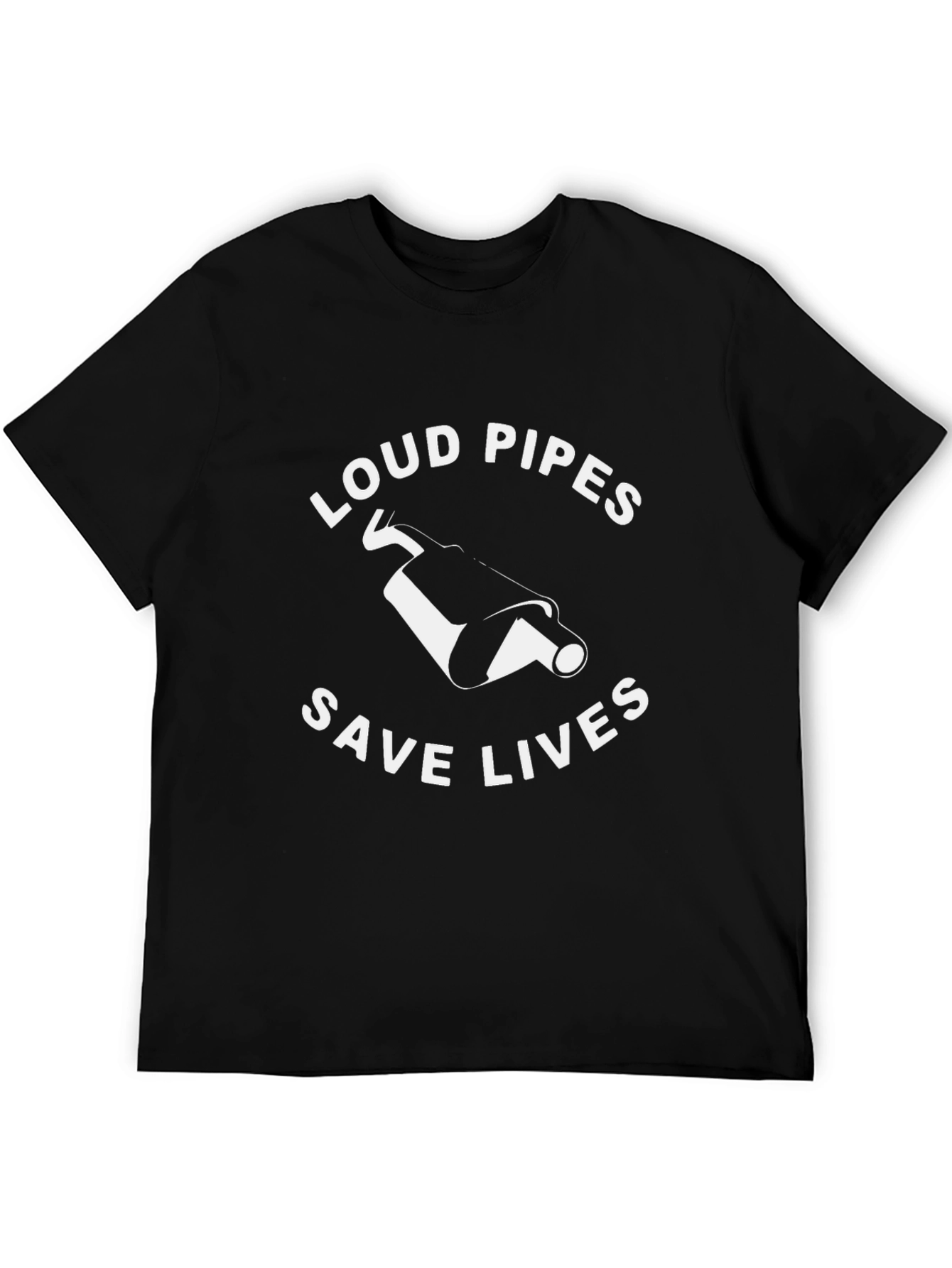 Loud Pipes Save Lives T-Shirt - Biker Tee