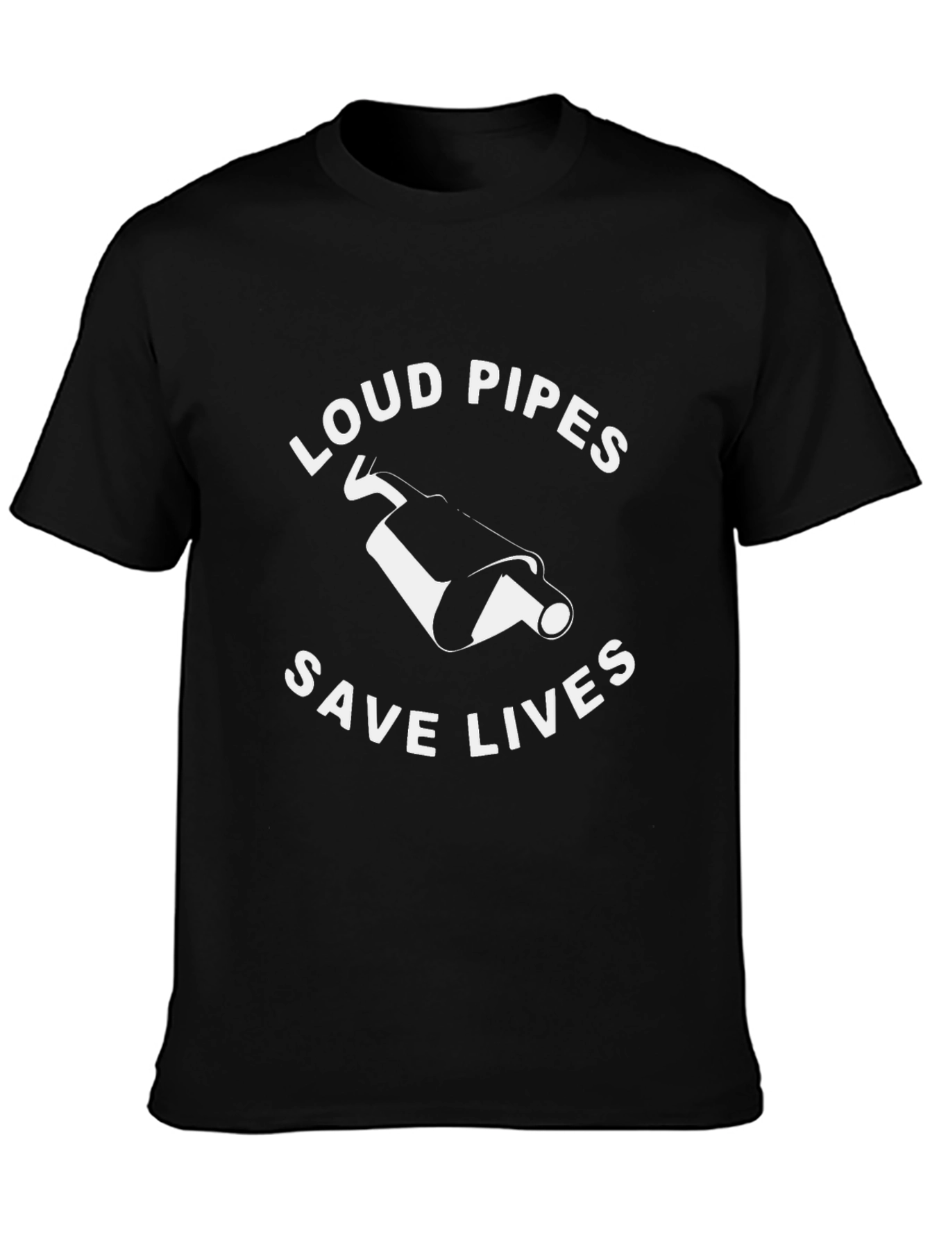 Loud Pipes Save Lives T-Shirt - Biker Tee