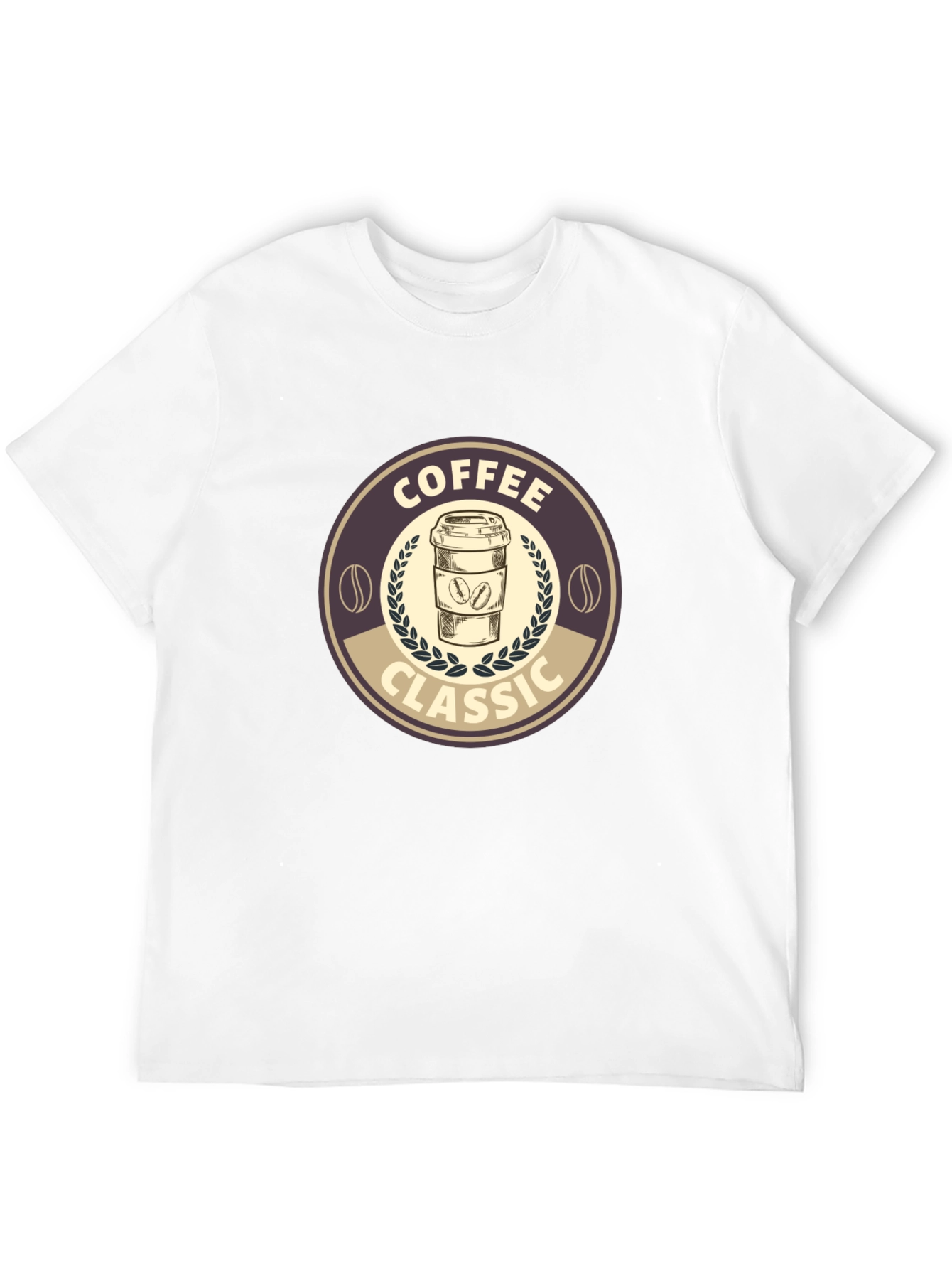 Classic Coffee Graphic Tee - Soft Cotton Blend