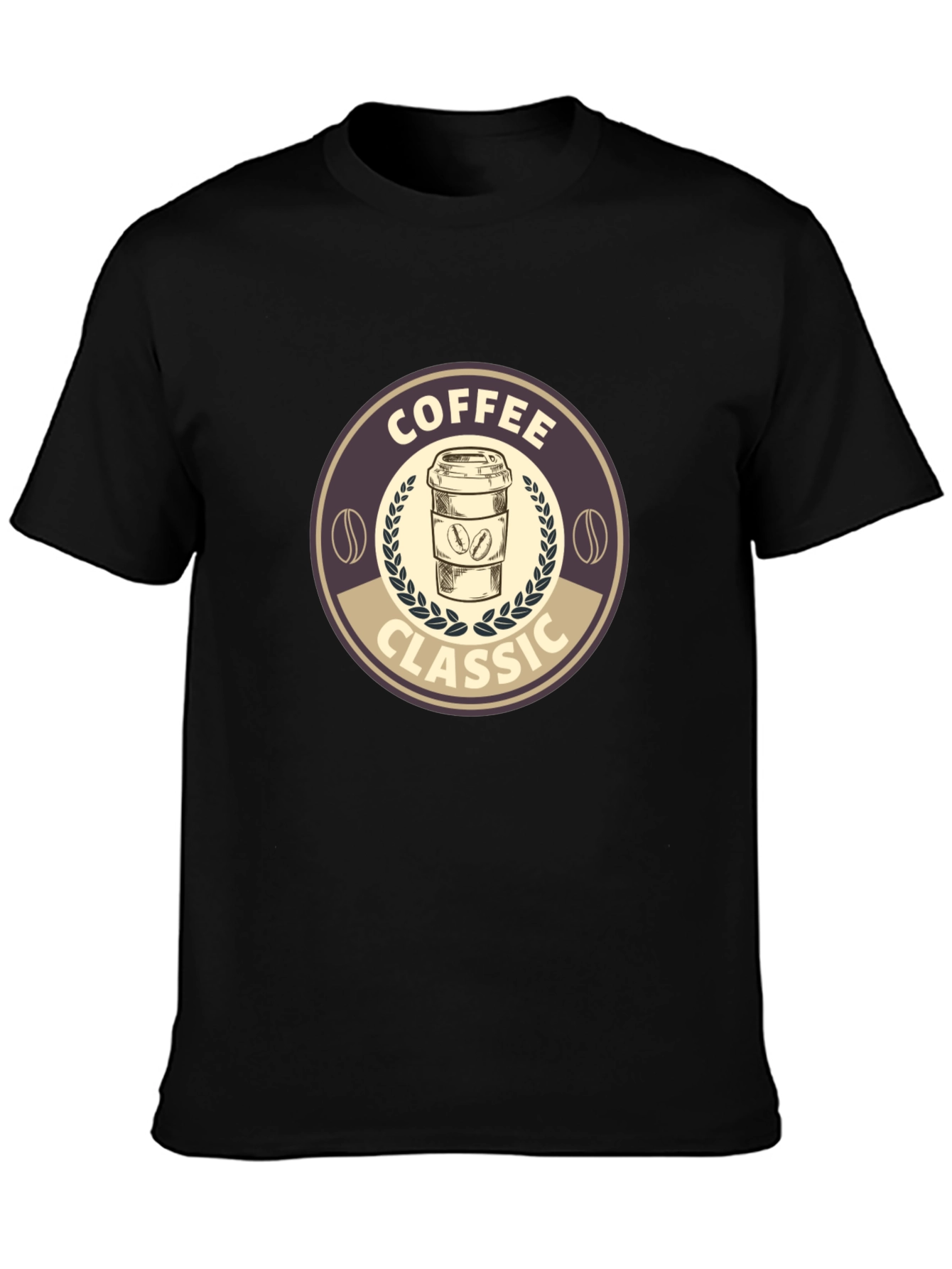Classic Coffee Graphic Tee - Soft Cotton Blend