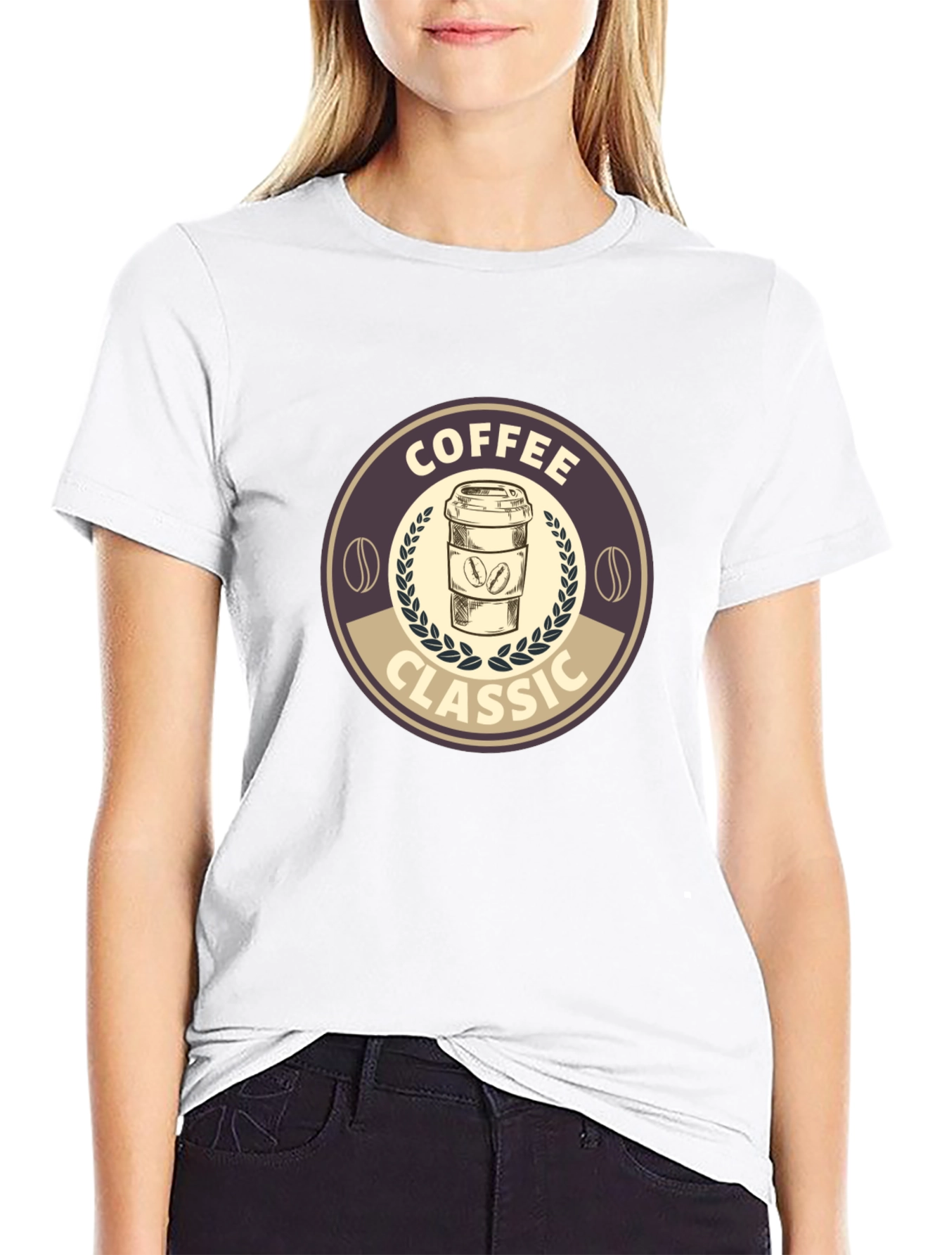 Classic Coffee Graphic Tee - Soft Cotton Blend