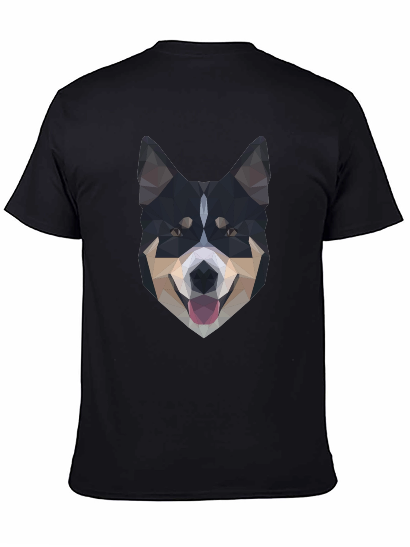 Geometric Dog T-Shirt - Modern Art Tee