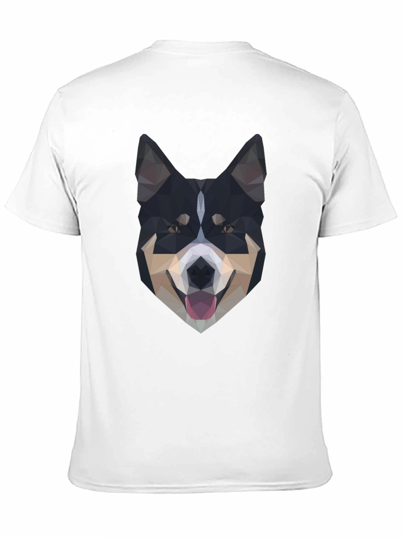 Geometric Dog T-Shirt - Modern Art Tee