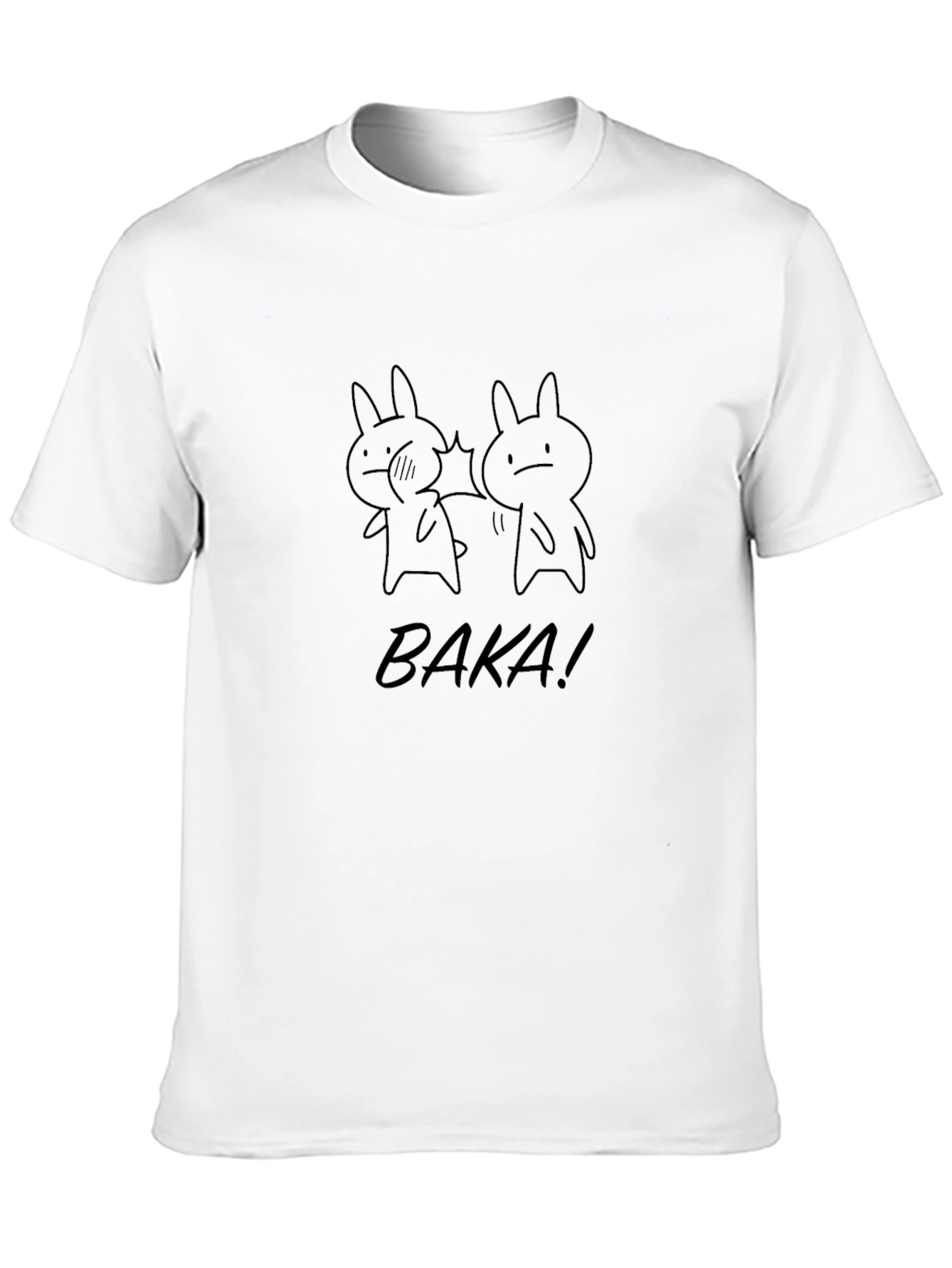 Baka! Anime Inspired Black Graphic Tee