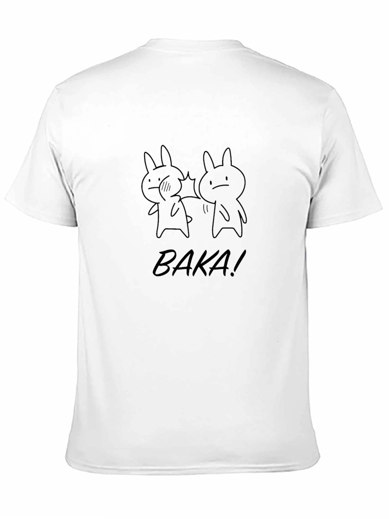 Baka! Anime Inspired Black Graphic Tee