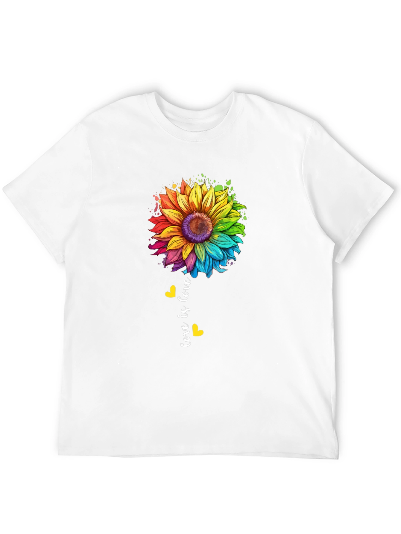 Love is Love Sunflower Pride Tee