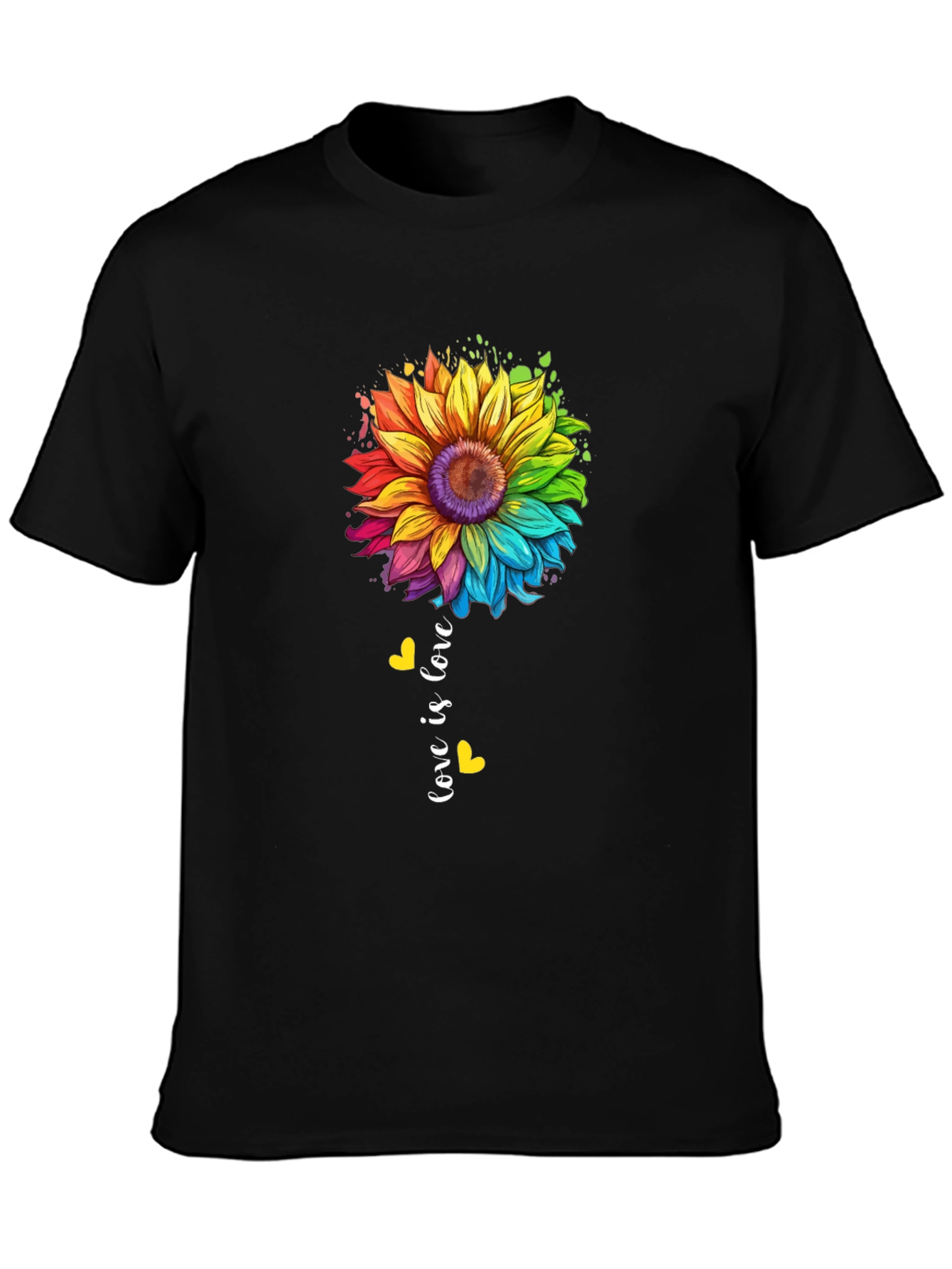 Love is Love Sunflower Pride Tee