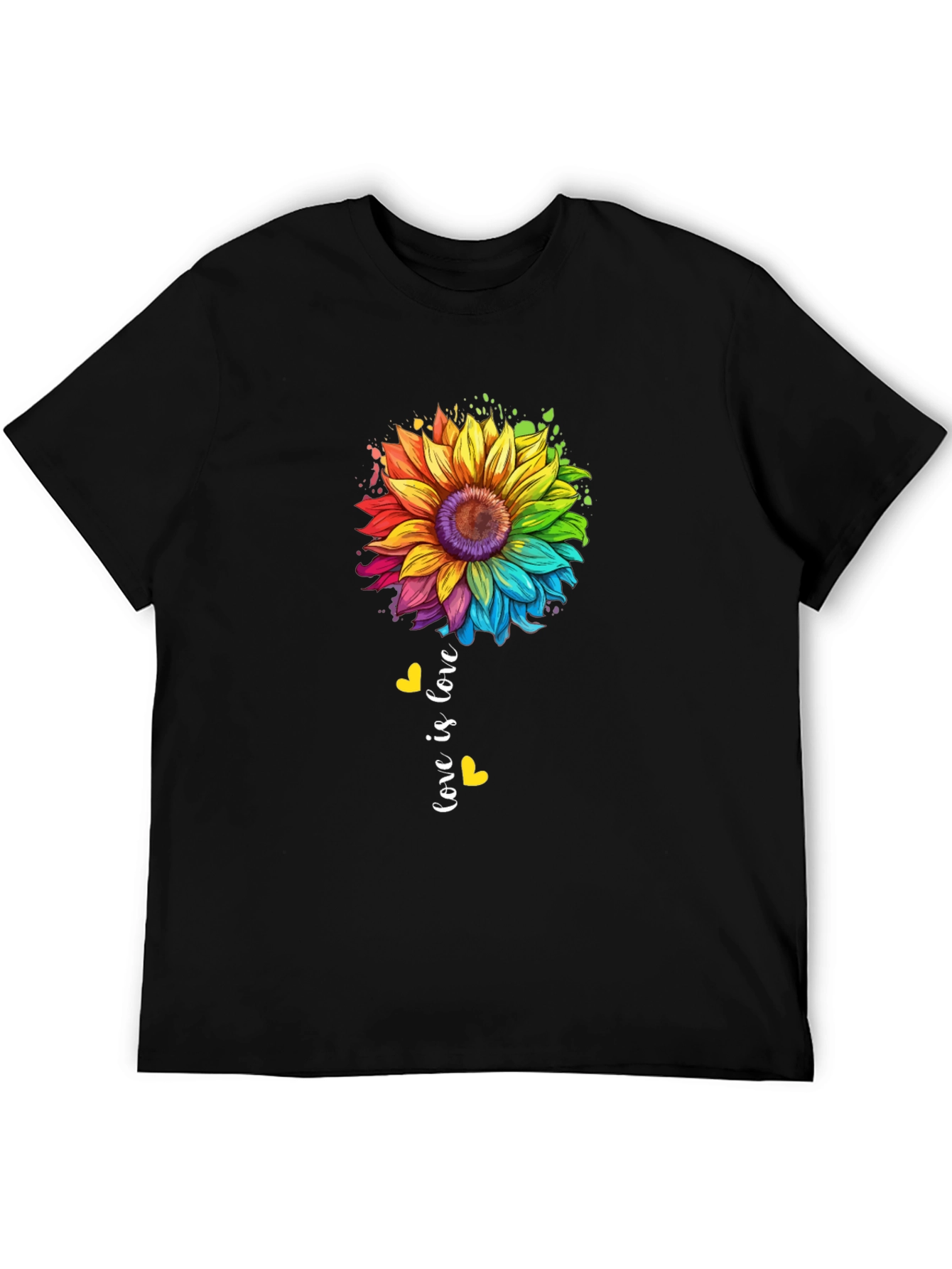 Love is Love Sunflower Pride Tee