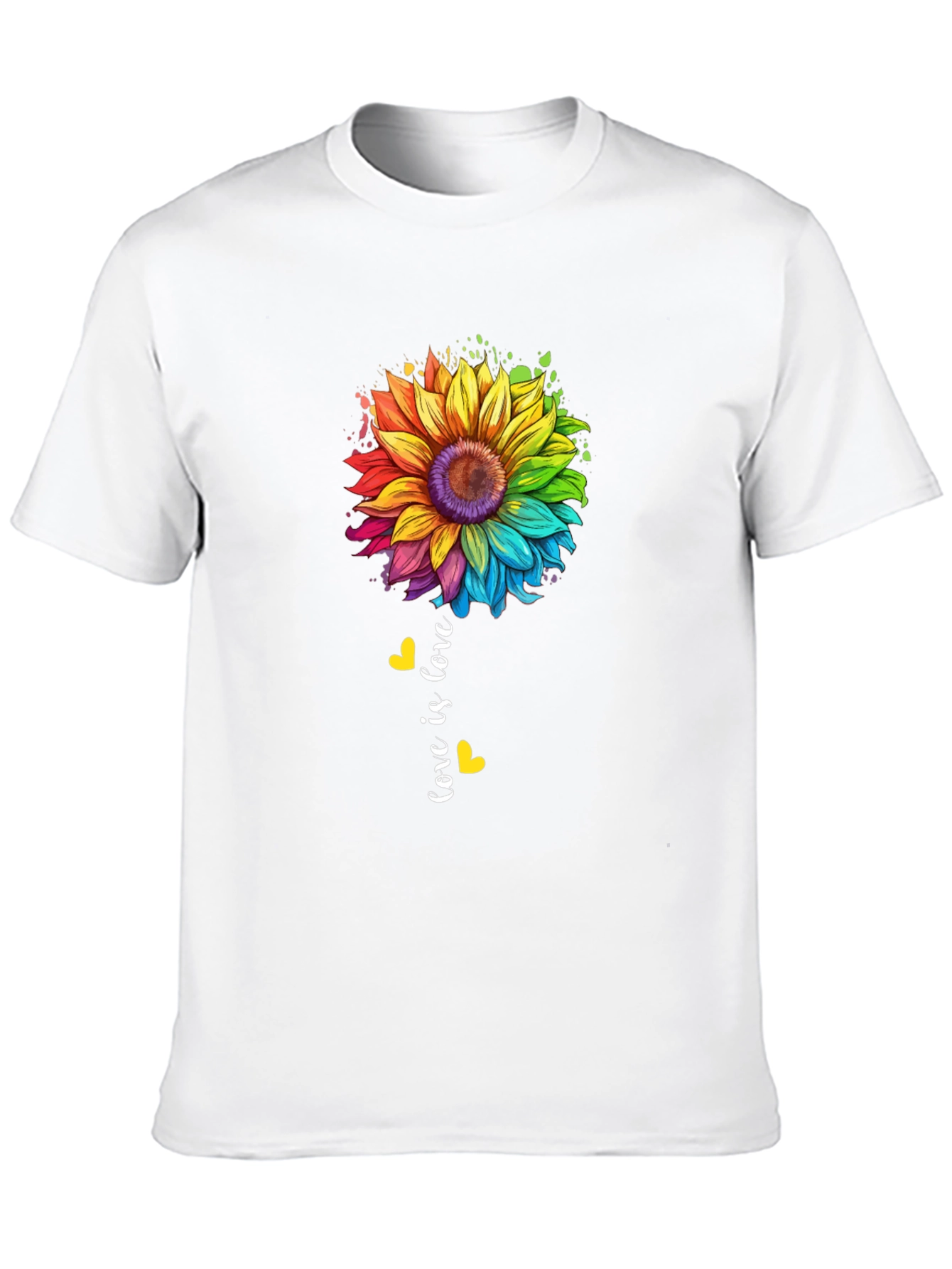 Love is Love Sunflower Pride Tee
