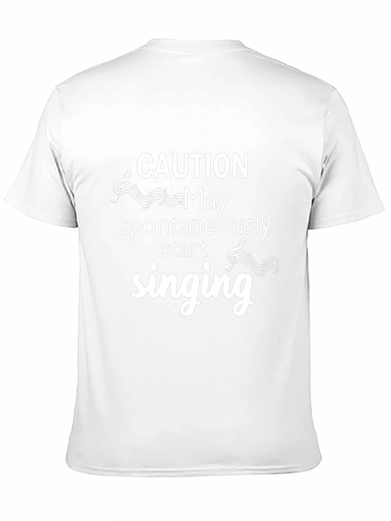 Caution May Spontaneously Start Singing T-Shirt