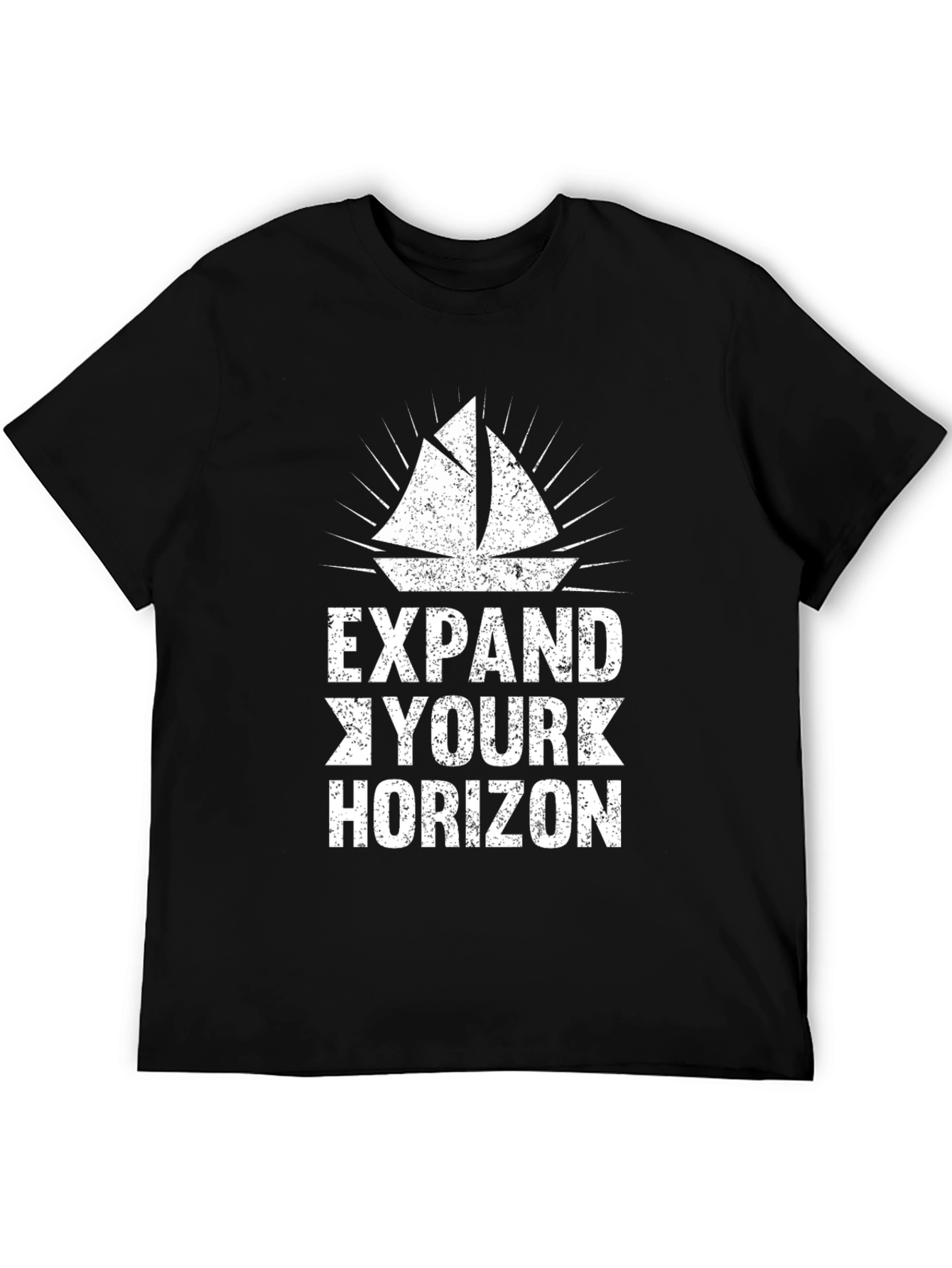 Expand Your Horizon Graphic T-Shirt - Black