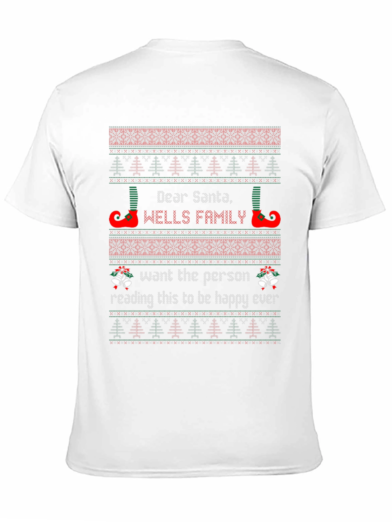 Funny Christmas Dear Santa Wells Family T-Shirt
