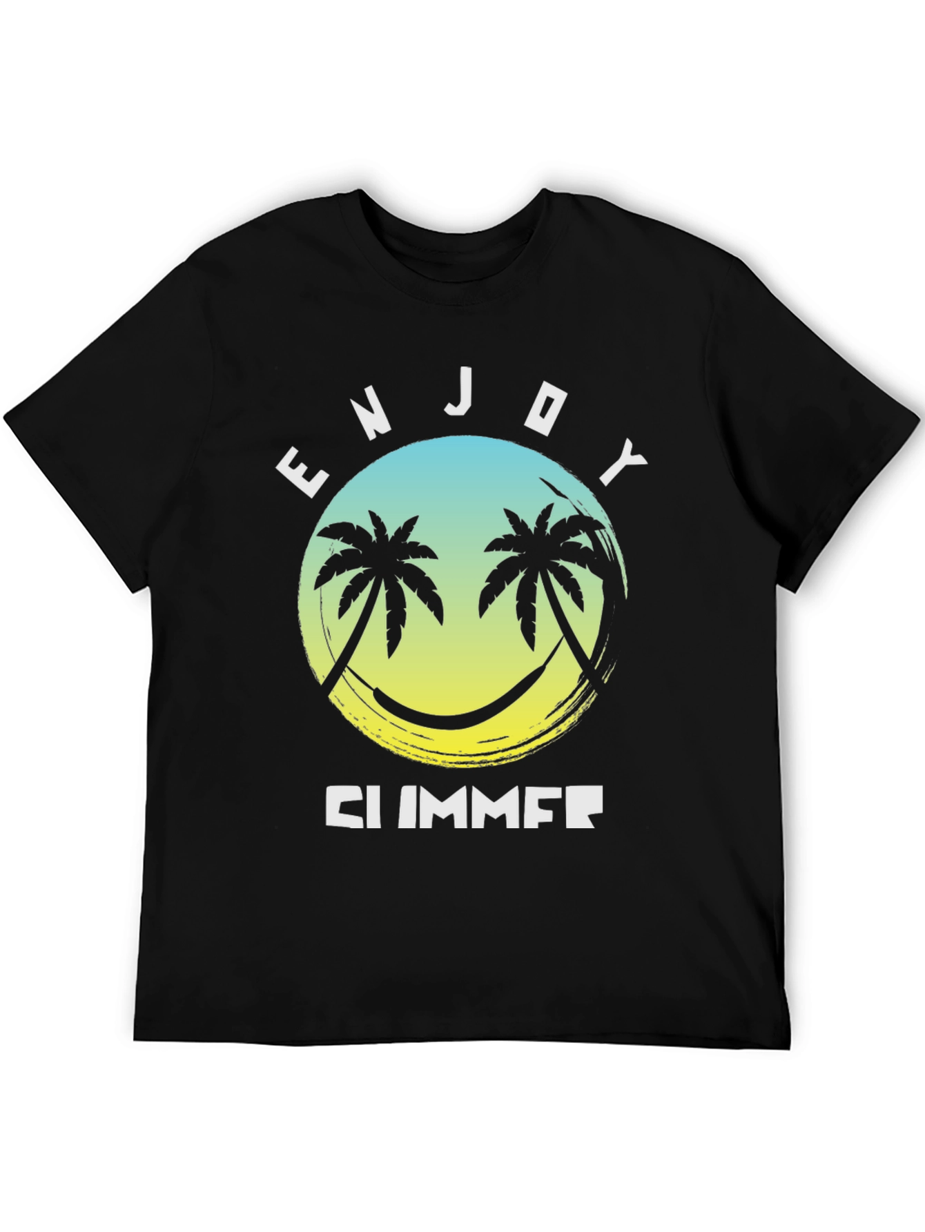 Enjoy Summer Palm Tree Graphic Tee