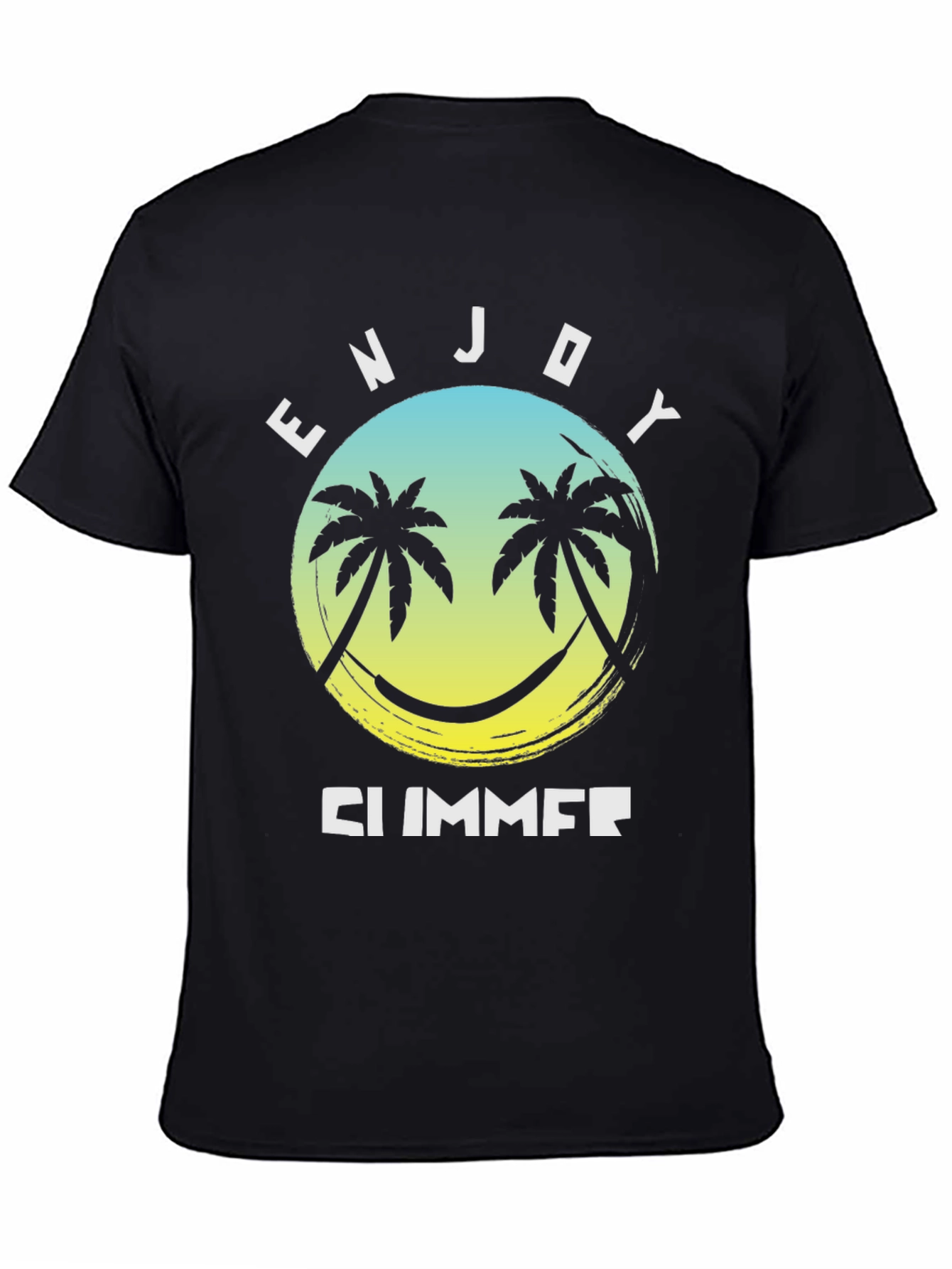 Enjoy Summer Palm Tree Graphic Tee
