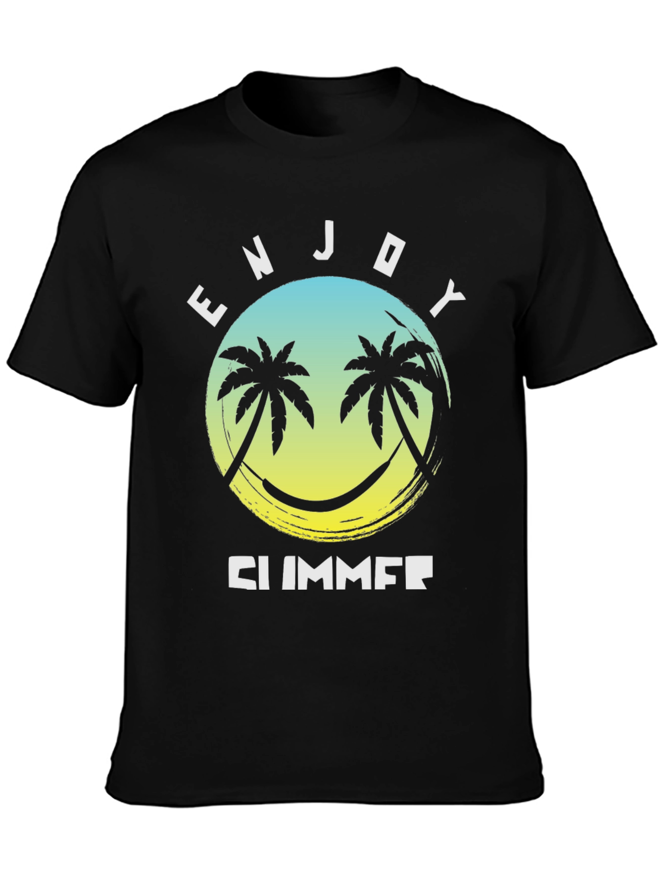 Enjoy Summer Palm Tree Graphic Tee