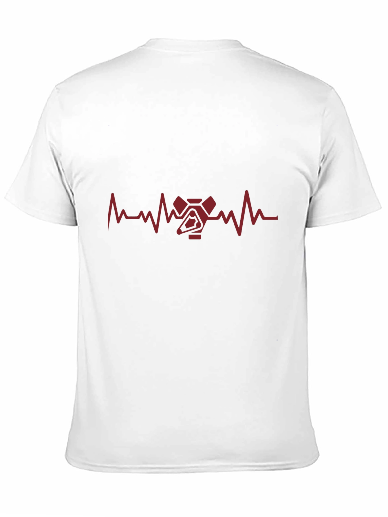 Heartbeat Spaceship Graphic Tee - Black Cotton