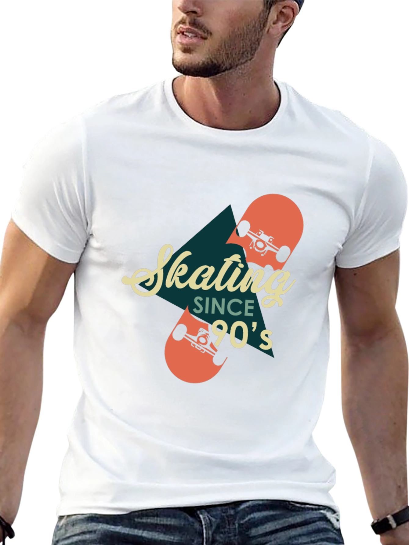 Skating Since 90s Retro Graphic T-Shirt