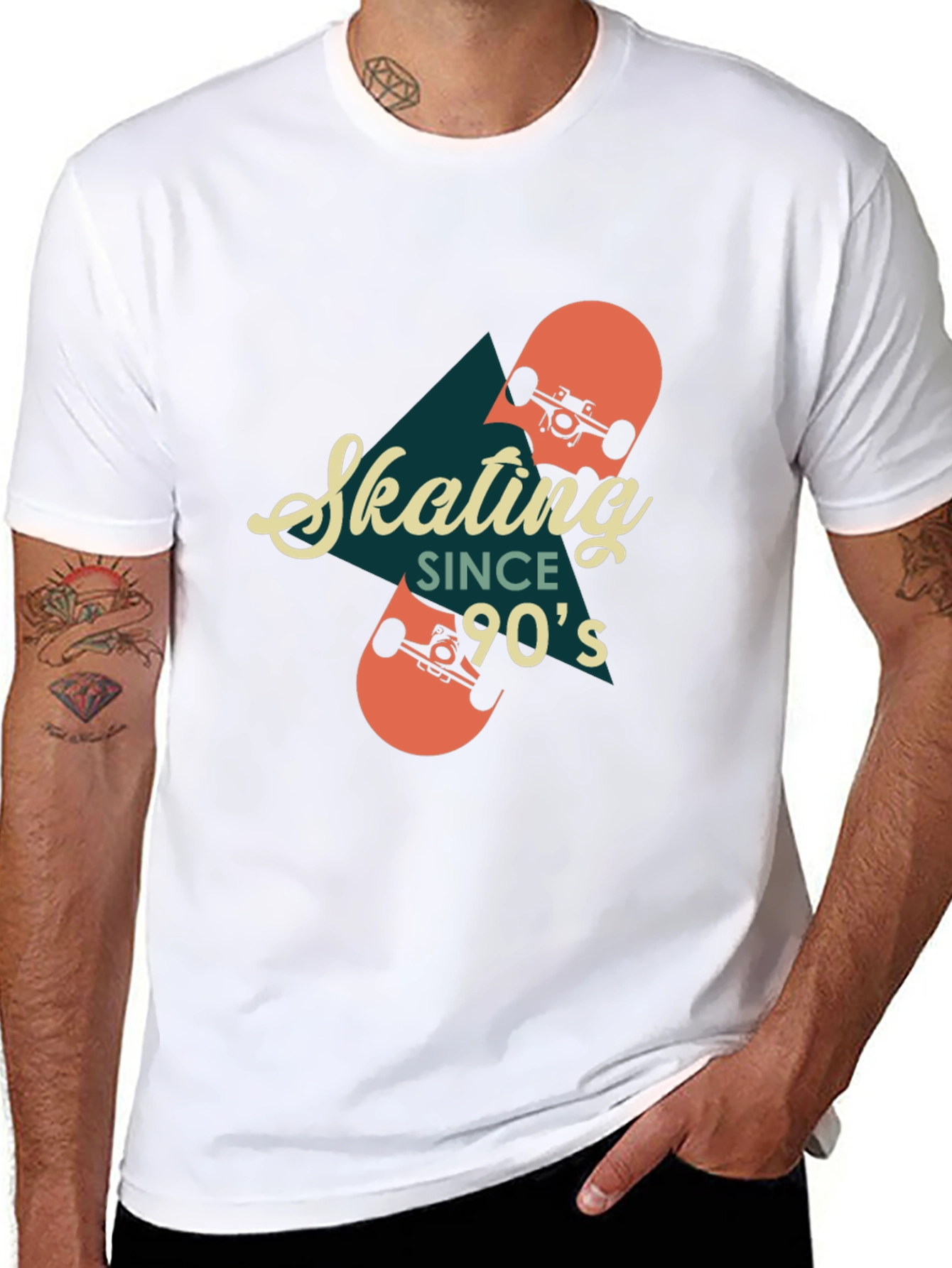 Skating Since 90s Retro Graphic T-Shirt