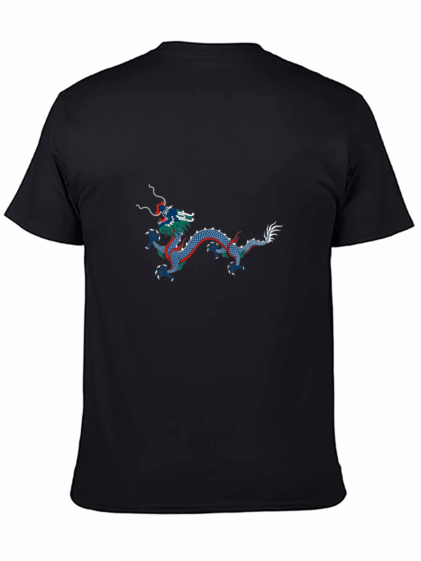 Dragon Graphic Tee - Stylish Mens Black T-Shirt