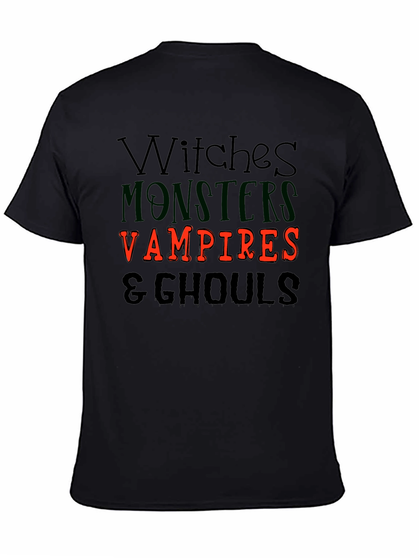 Halloween Witches Monsters Vampires & Ghouls T-Shirt