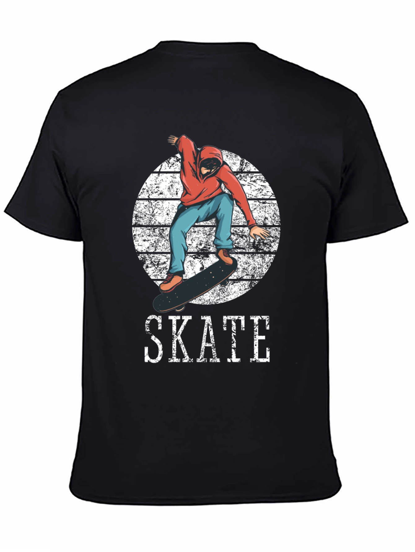 Skateboarder Graphic Tee - Cool Skate Design