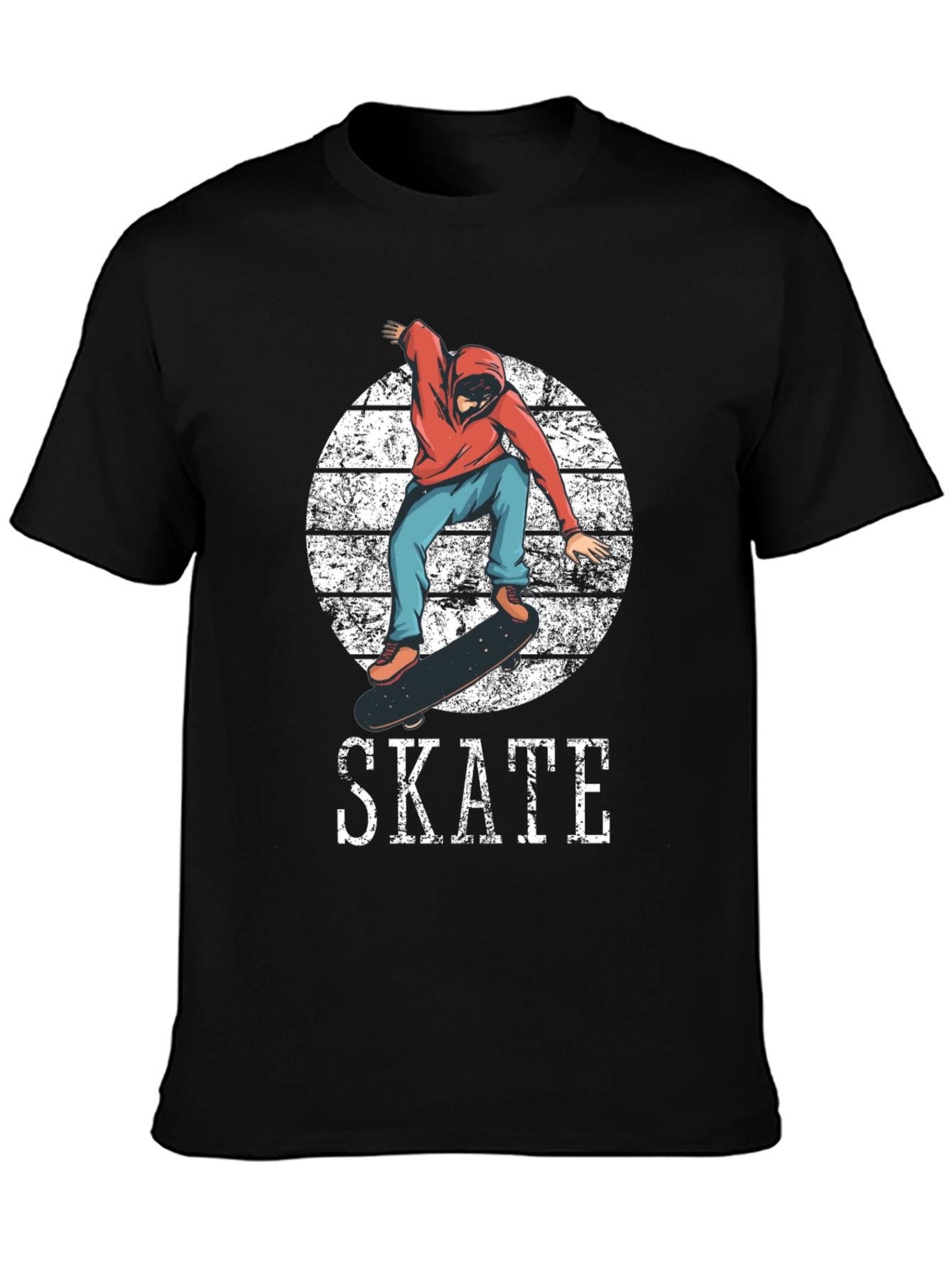 Skateboarder Graphic Tee - Cool Skate Design