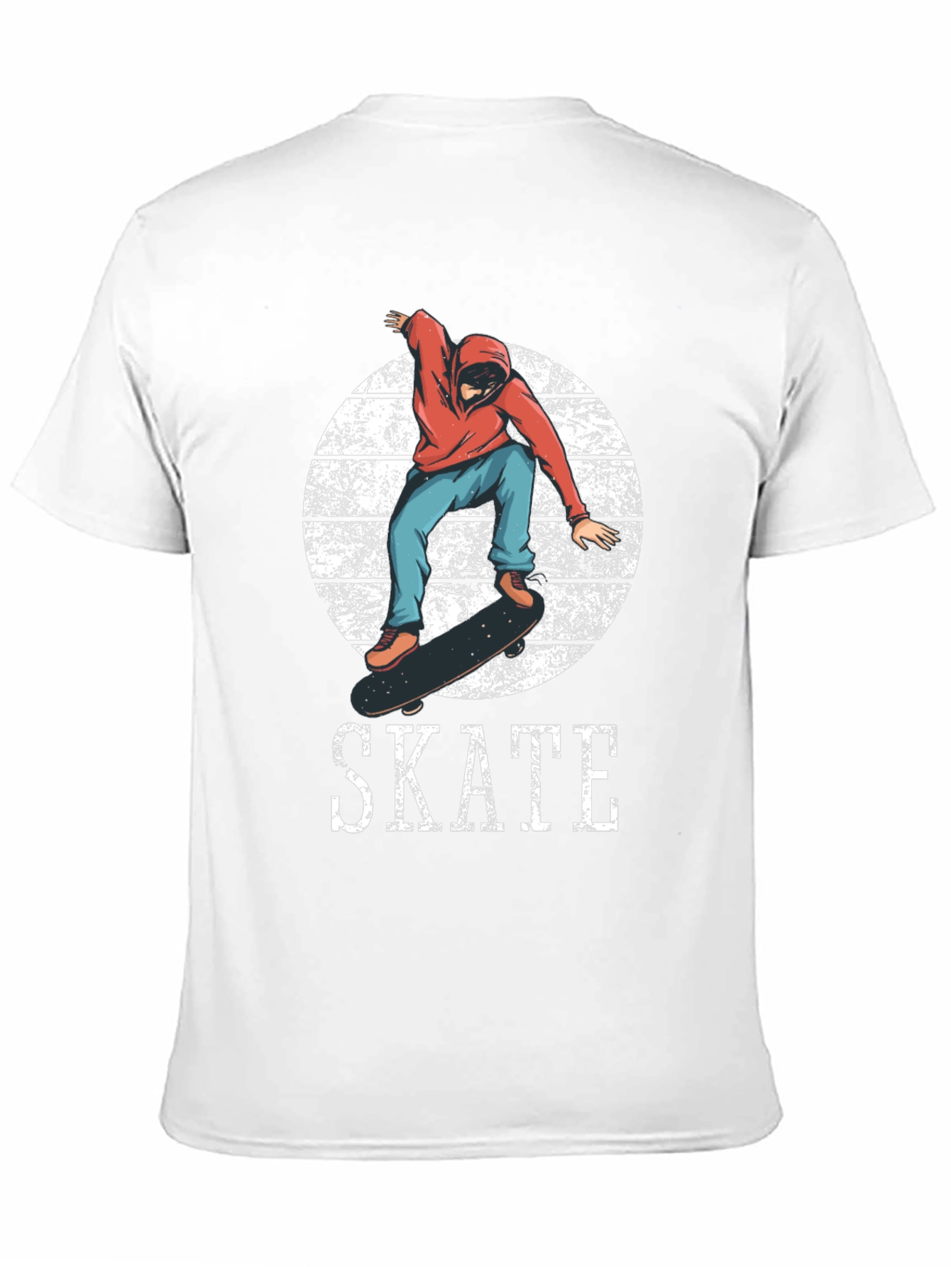 Skateboarder Graphic Tee - Cool Skate Design