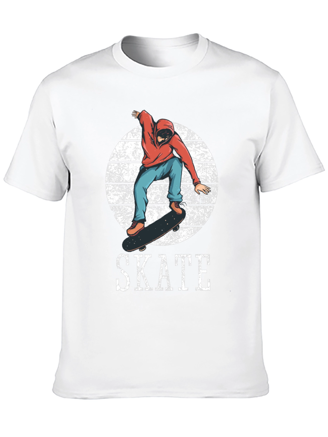 Skateboarder Graphic Tee - Cool Skate Design