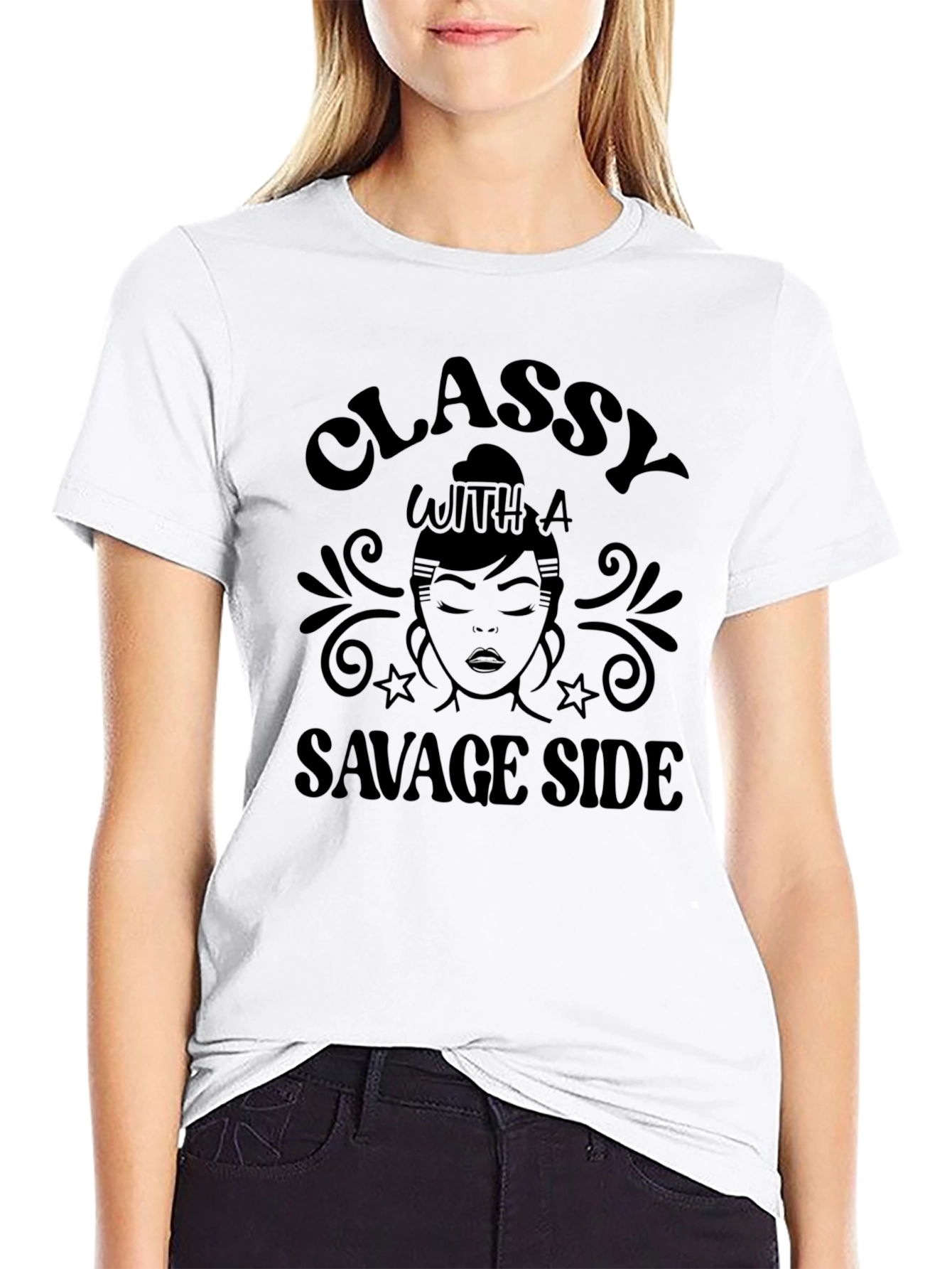Classy With A Savage Side Graphic Tee - Unisex