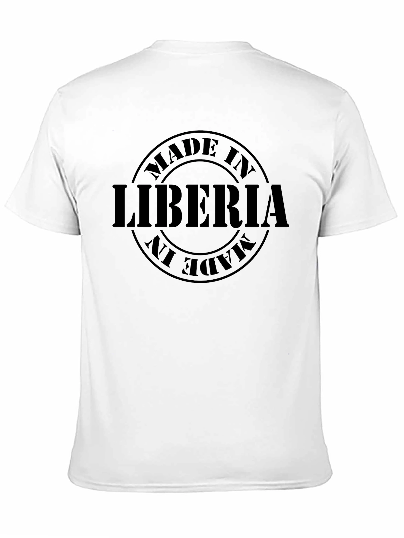 Made in Liberia T-Shirt - Black Graphic Tee