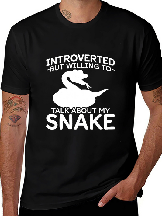 Introverted Snake Lover Graphic Tee